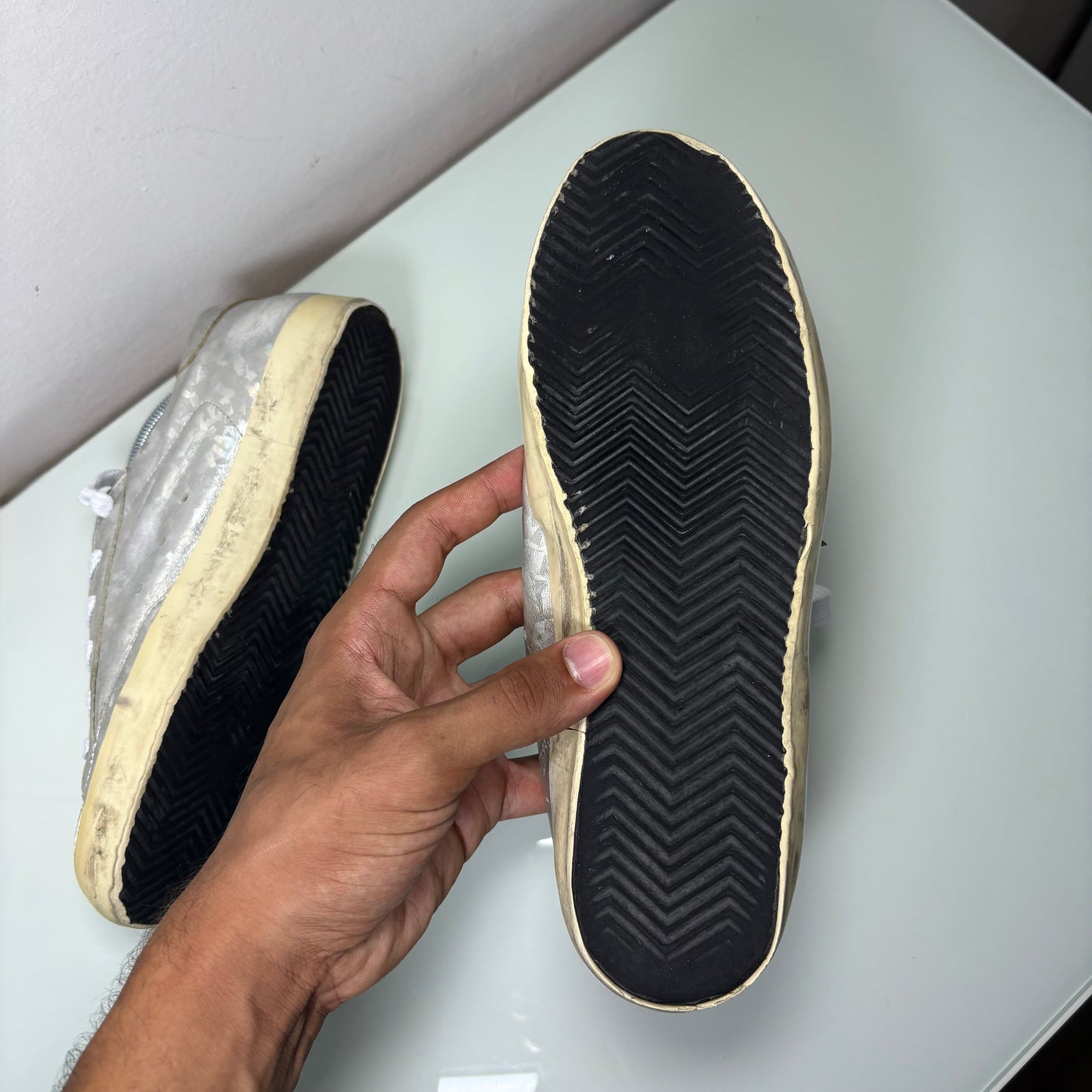 Golden goose Superstar Argento 40