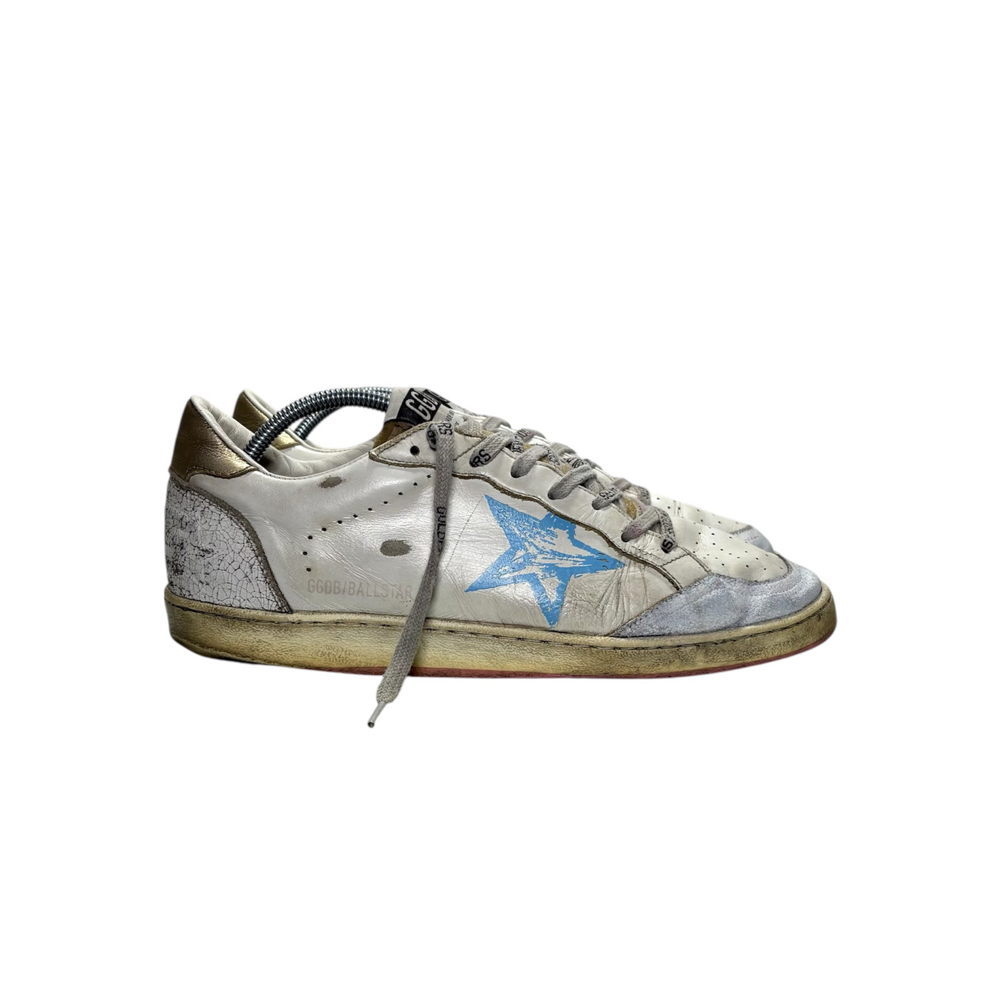 Golden goose Ballstar bianche stella blu/ stella rosa 42