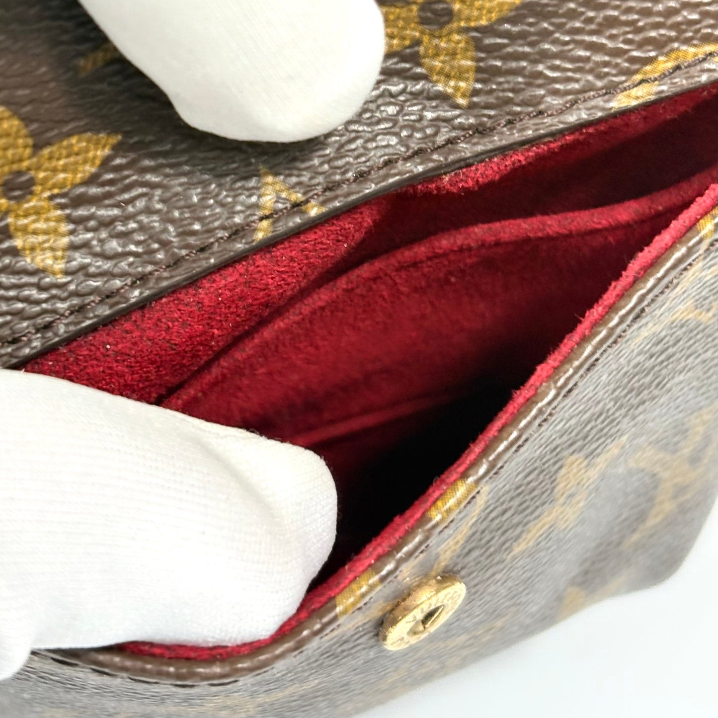 Louis Vuitton pochette partition monogram brown