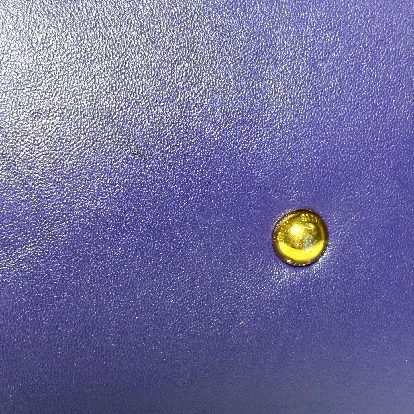 Miu Miu matelassé in pelle Viola