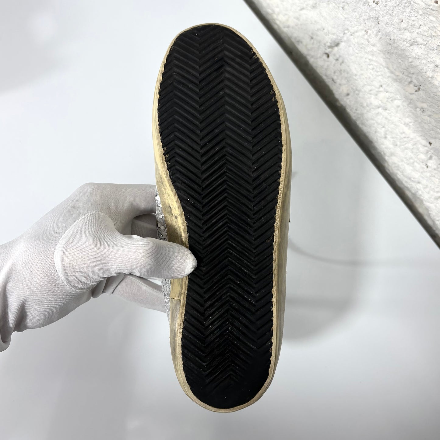 Golden goose Superstar colorazione “cristallo” con paillettes 39