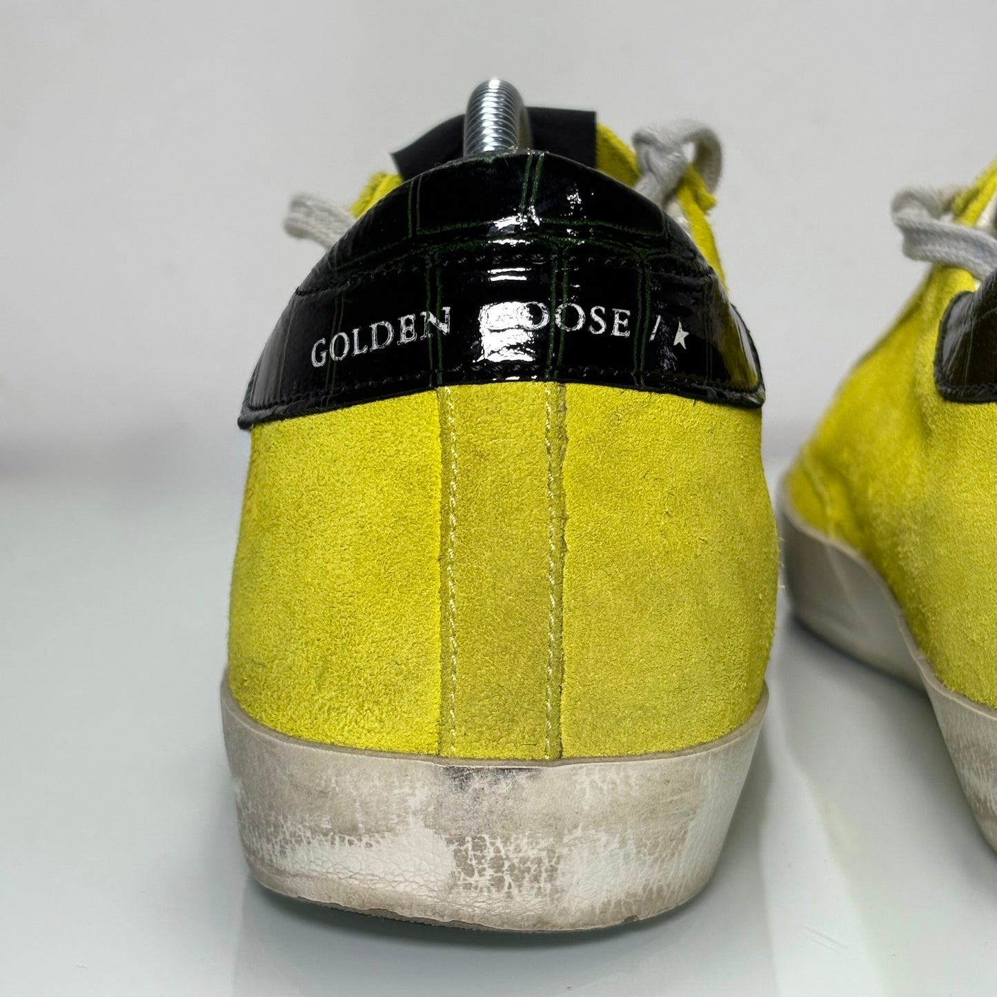 Golden goose Superstar gialle in tessuto 40