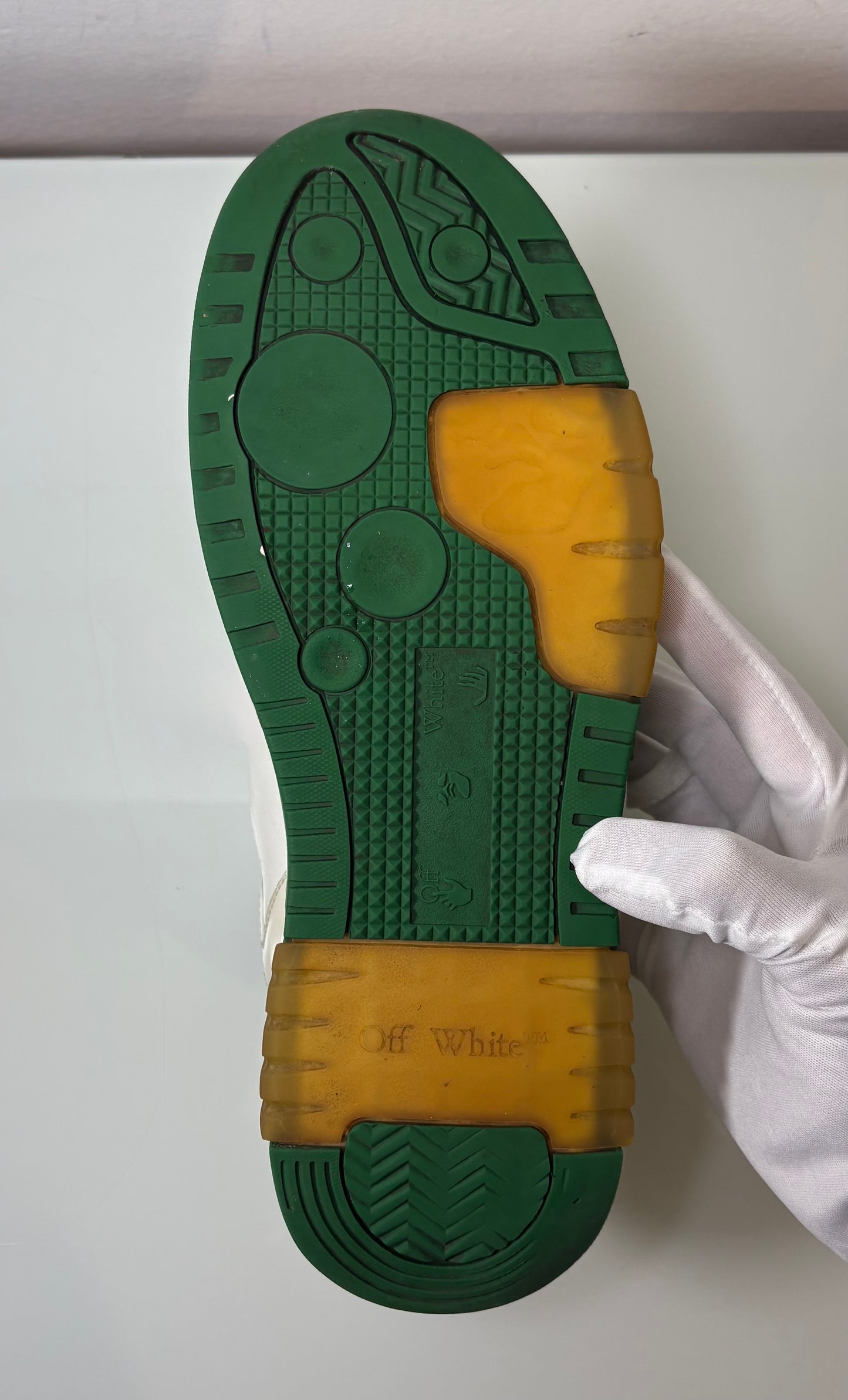 Off white Out of Office bianche e verdi 43