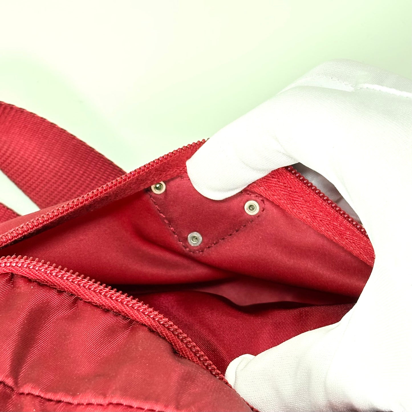 Prada Re-Nylon Crossbody sintetico rosso