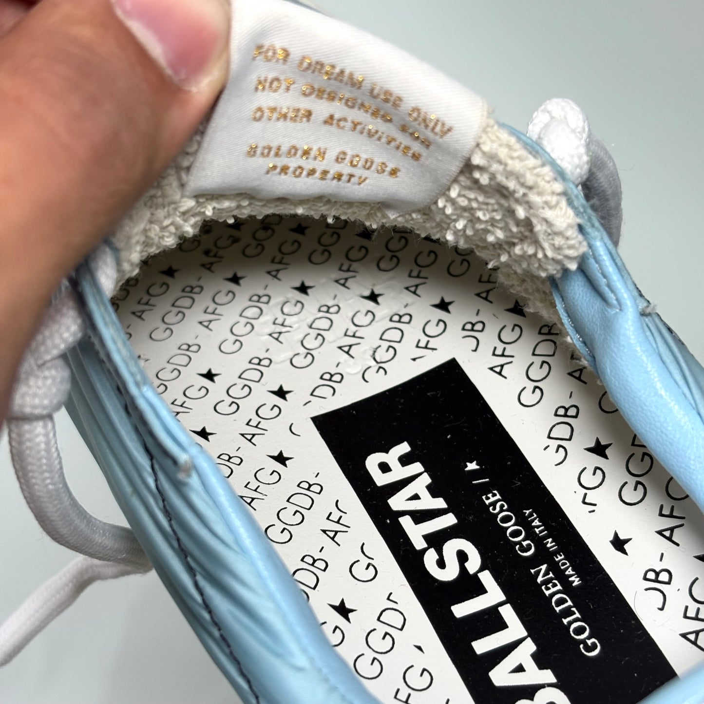 Golden goose Ballstar azzurre taglia 39