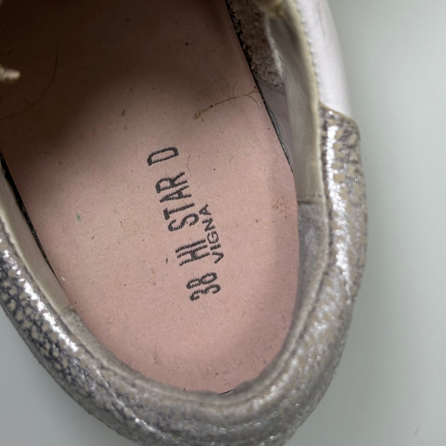 Golden goose Hi star bianche floreali 38