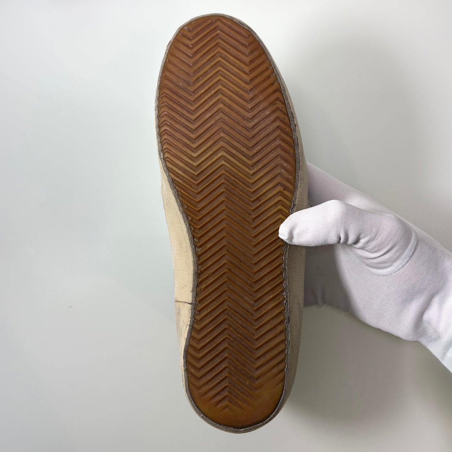 Golden goose Superstar bianche, linguetta brillantinata e tallone nero 38