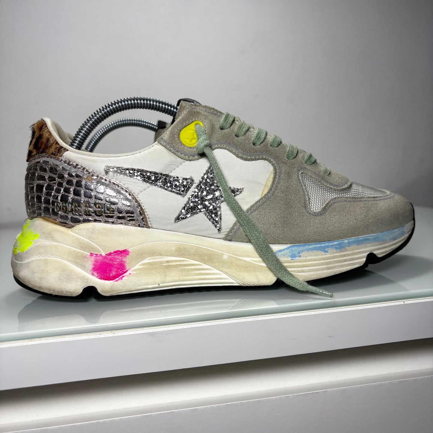 Golden goose Running/sole grigio bianco 39