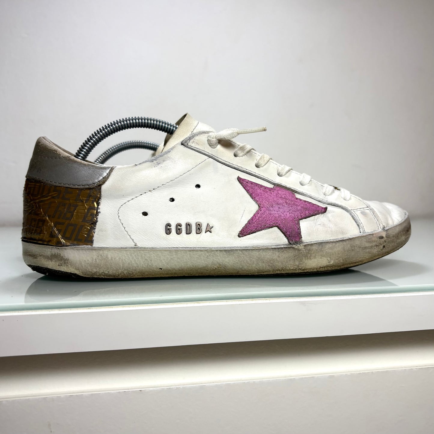 Golden goose Superstar bianco con scotch GGDB 41