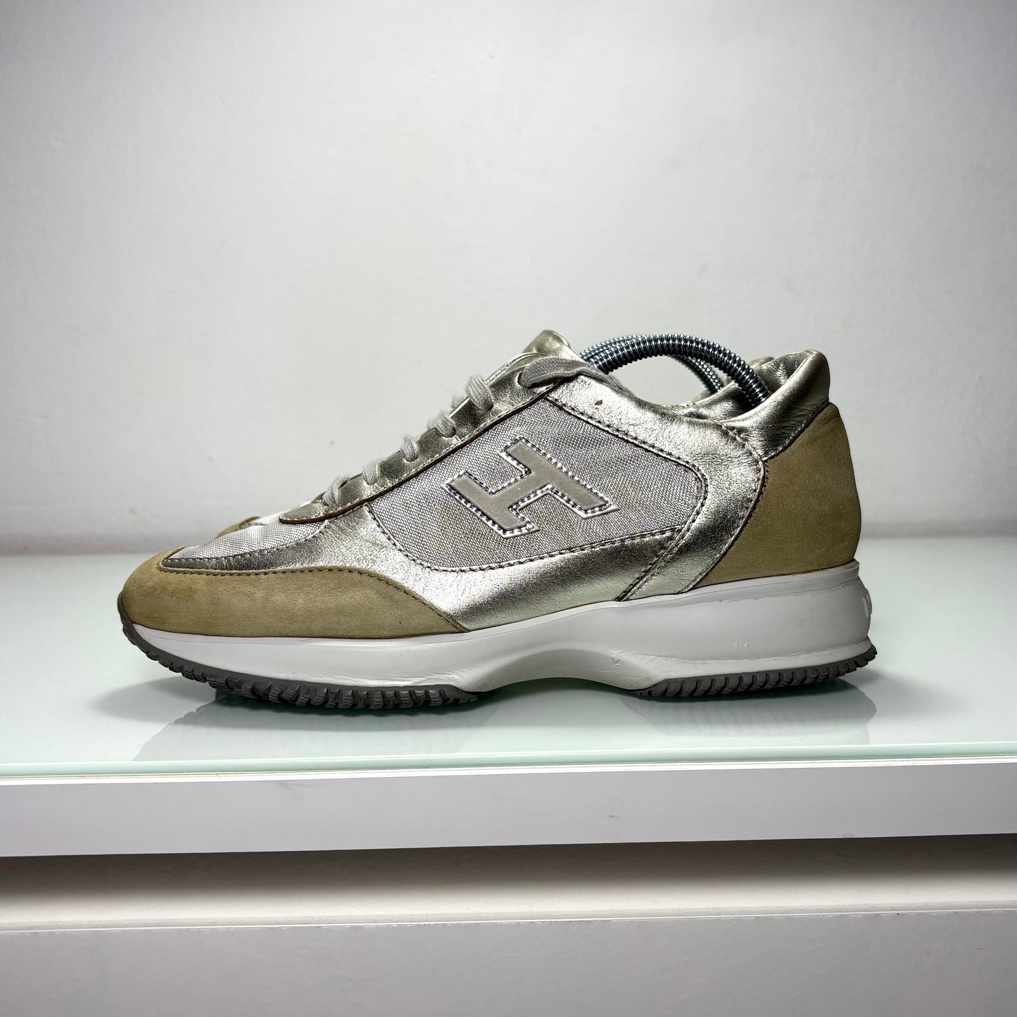 Hogan Interactive beige e argento 38