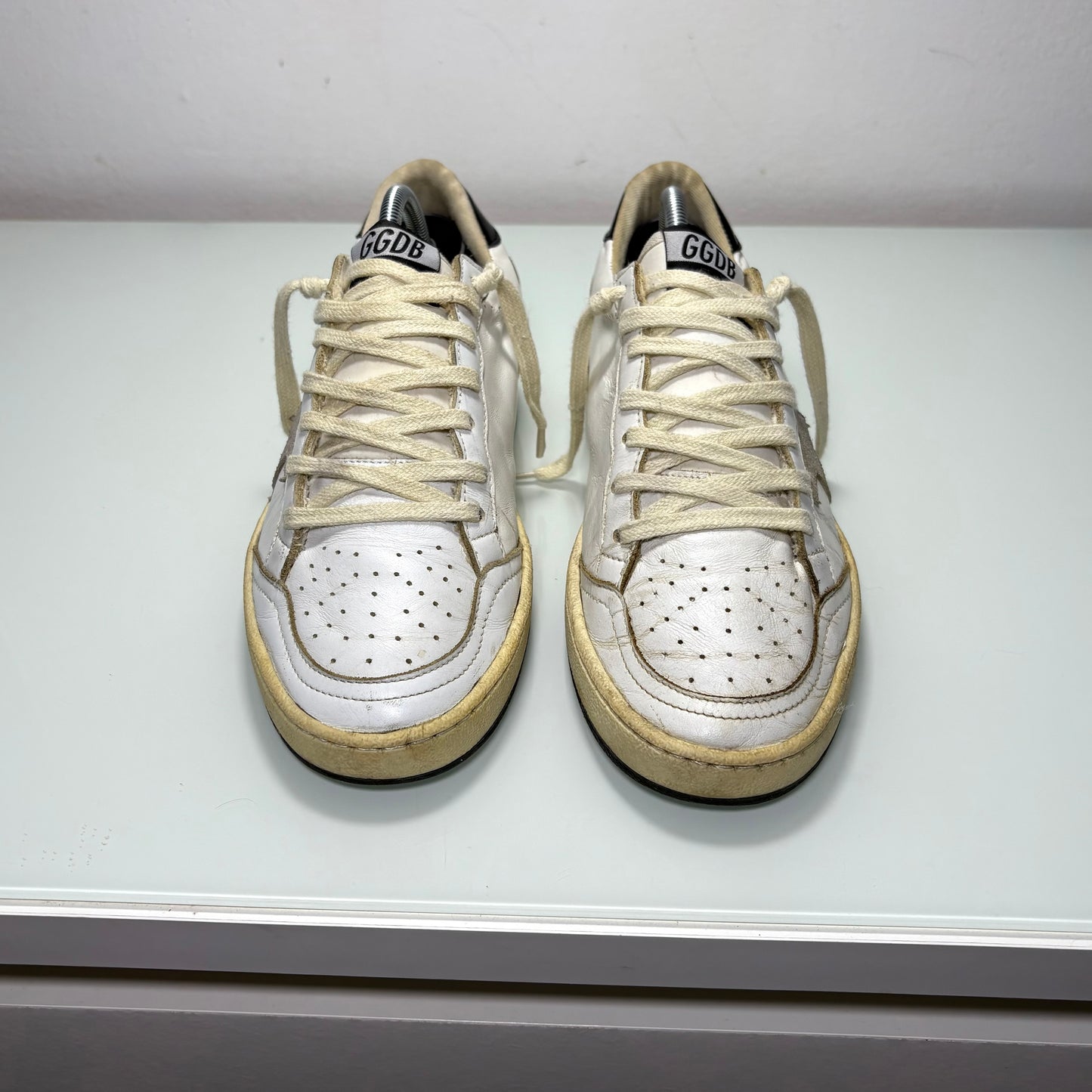 Golden goose Ballstar bianco e nero stella grigia 38