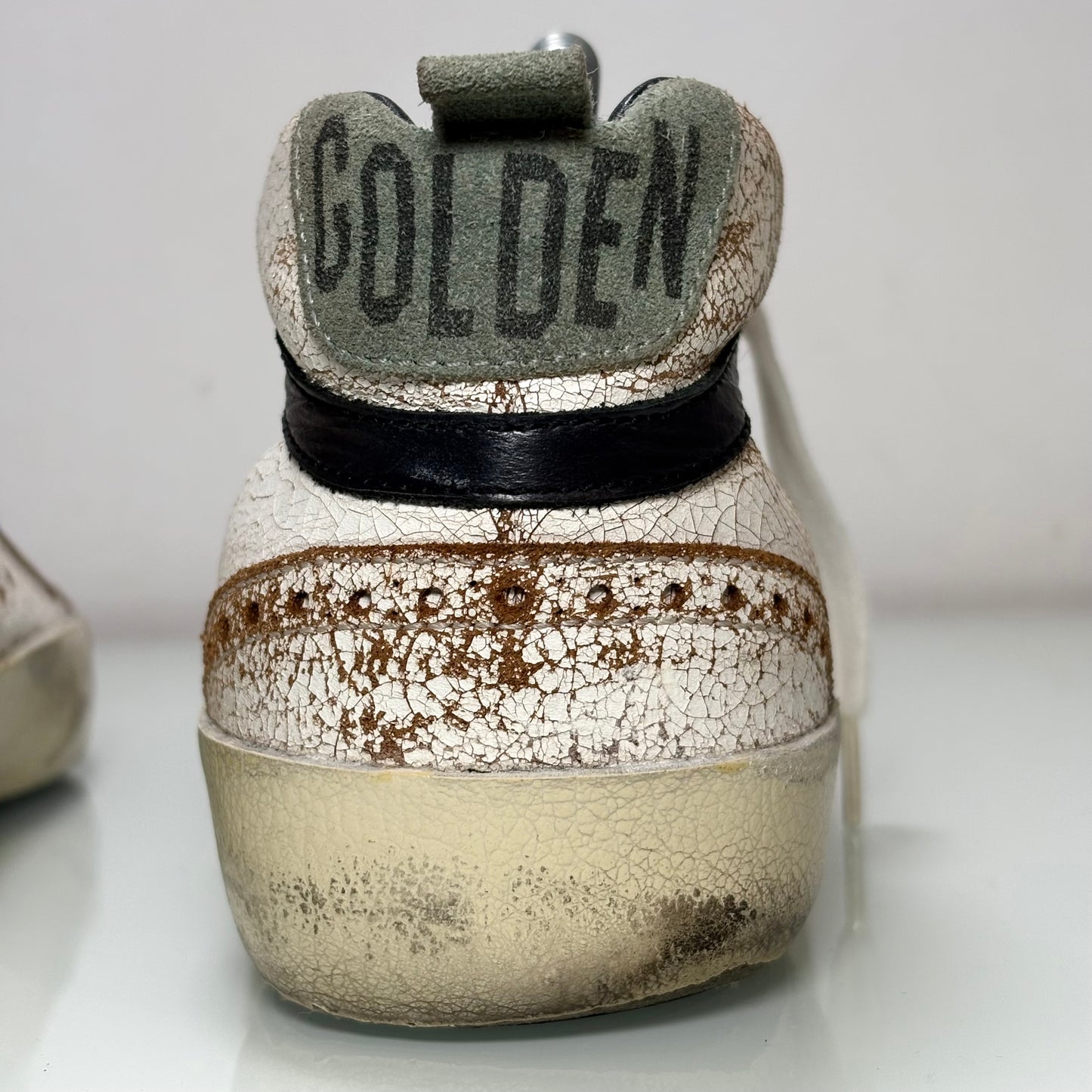 Golden goose mid star bianco