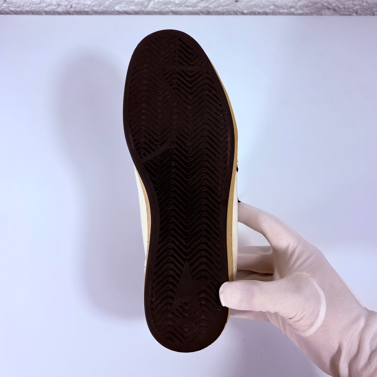 Golden goose Ballstar bianche Stella nera e tallone blu scuro 44