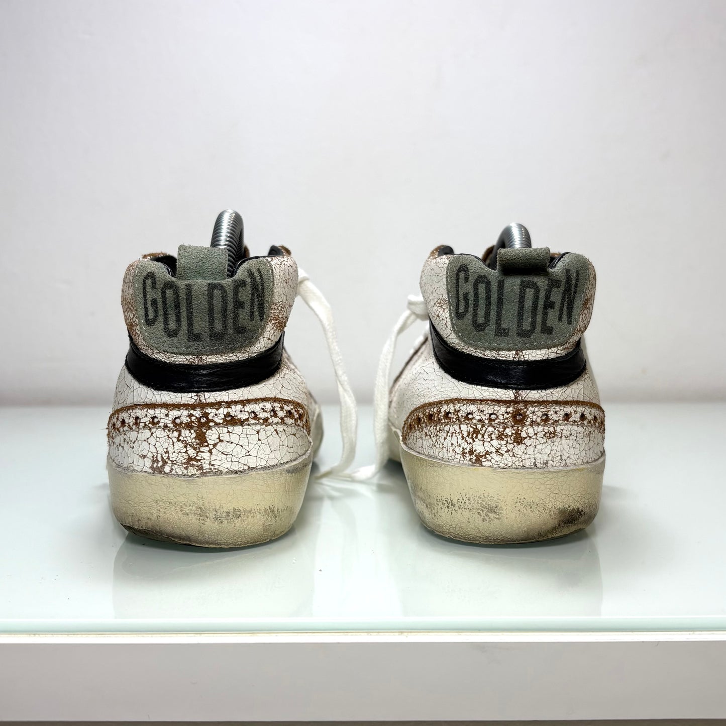Golden goose mid star bianco
