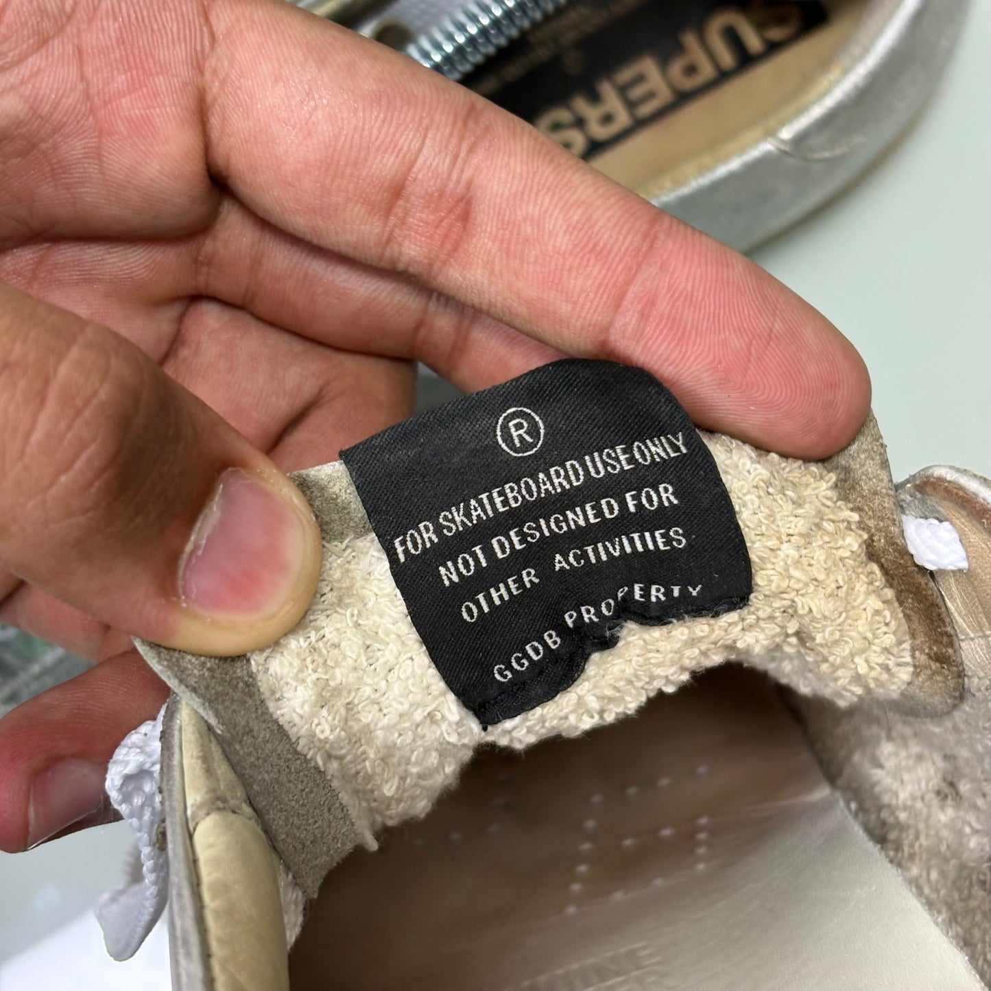 Golden goose Superstar Argento 40