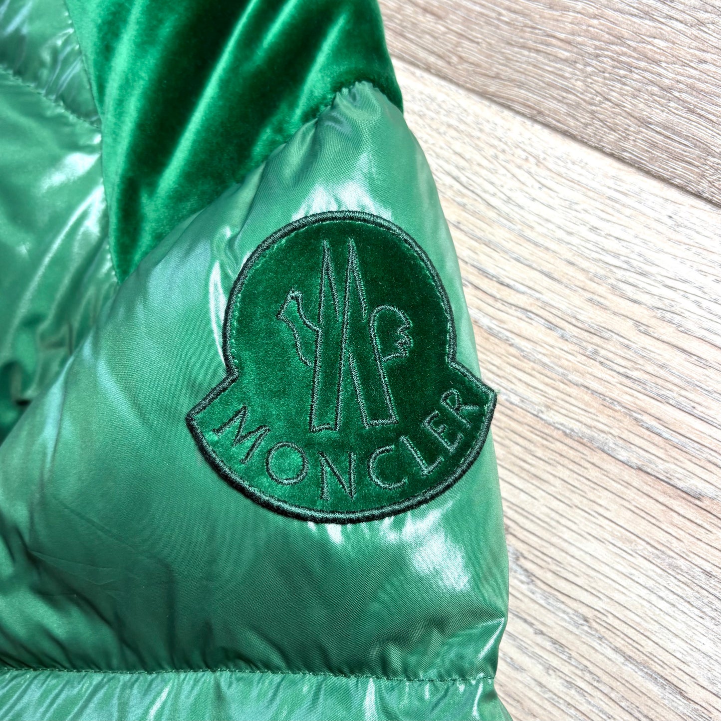 Moncler chouette verde taglia 0 (XS)
