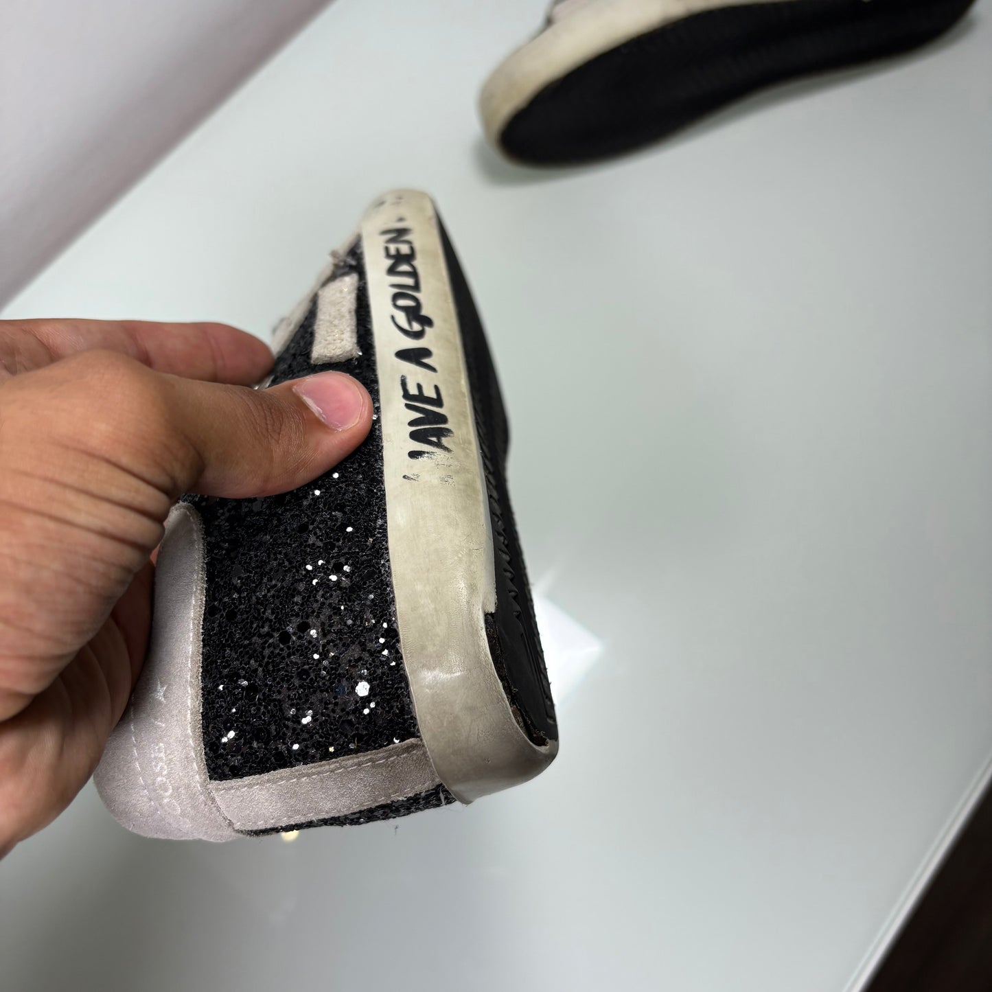 Golden goose superstar paillette Nero 39