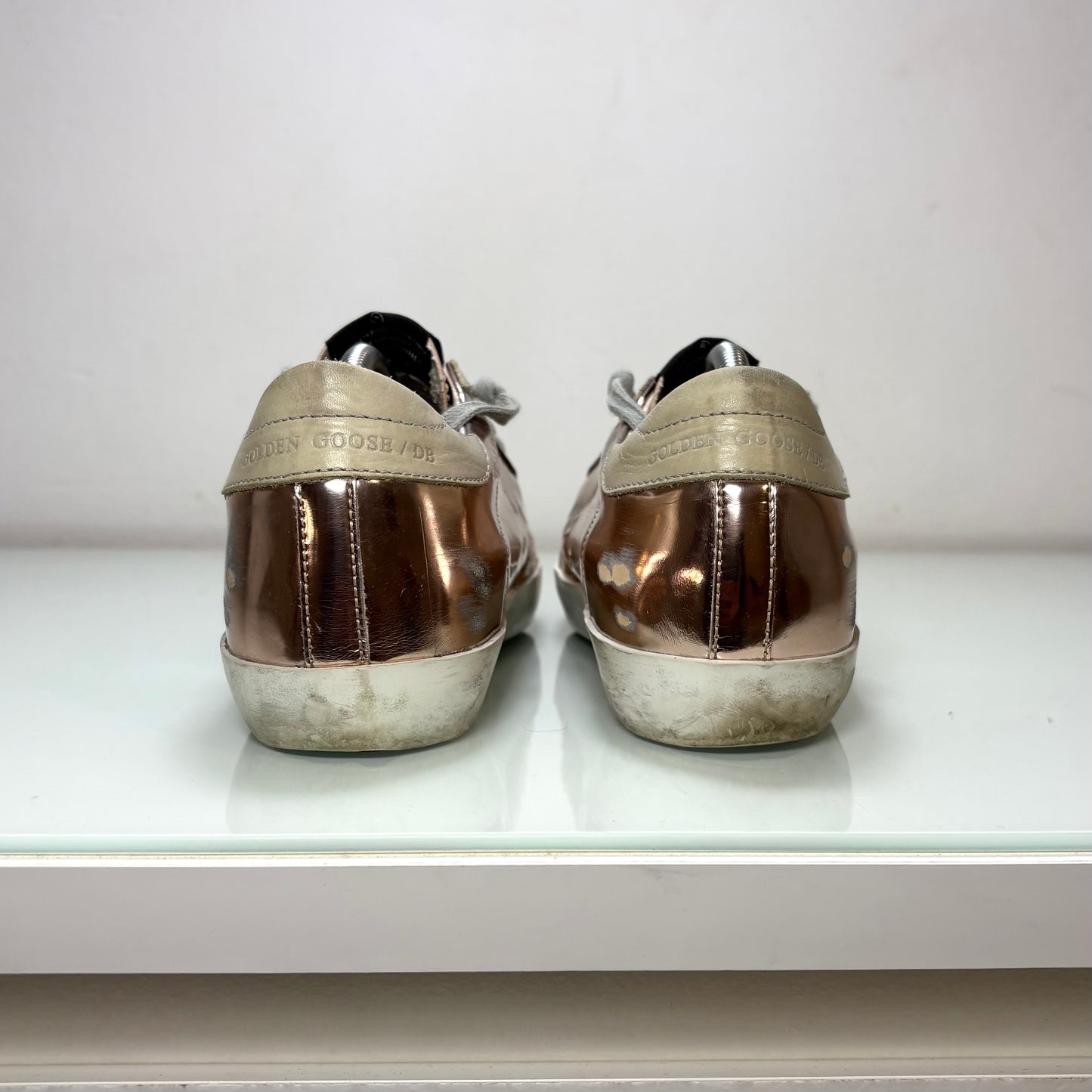 Golden goose Superstar Oro cromato 36