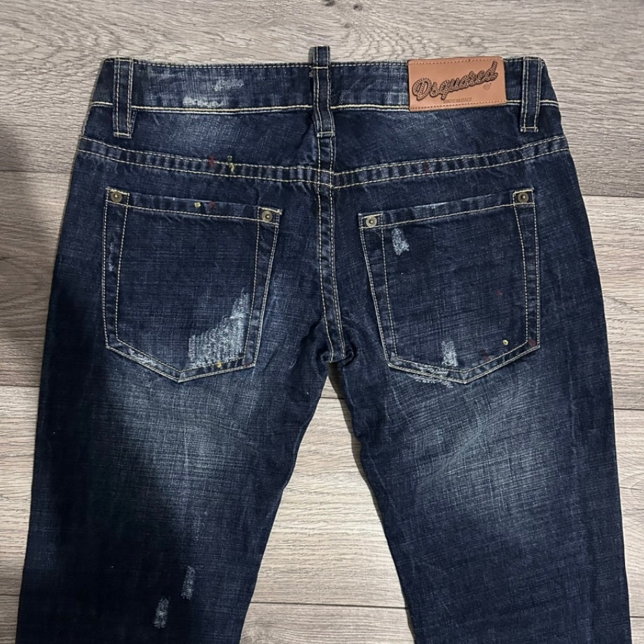 Dsquared2 jeans da donna blu scuro 44