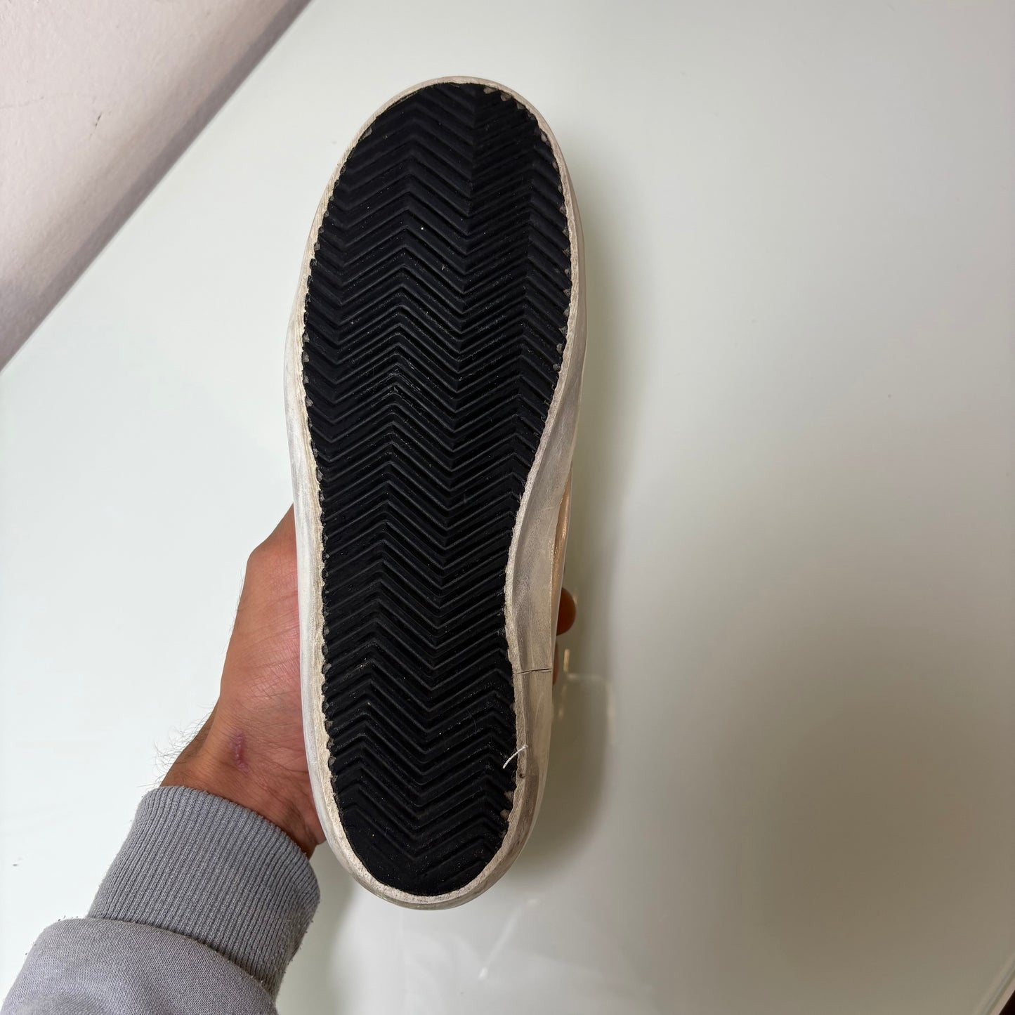 Golden goose Superstar Oro cromato 36
