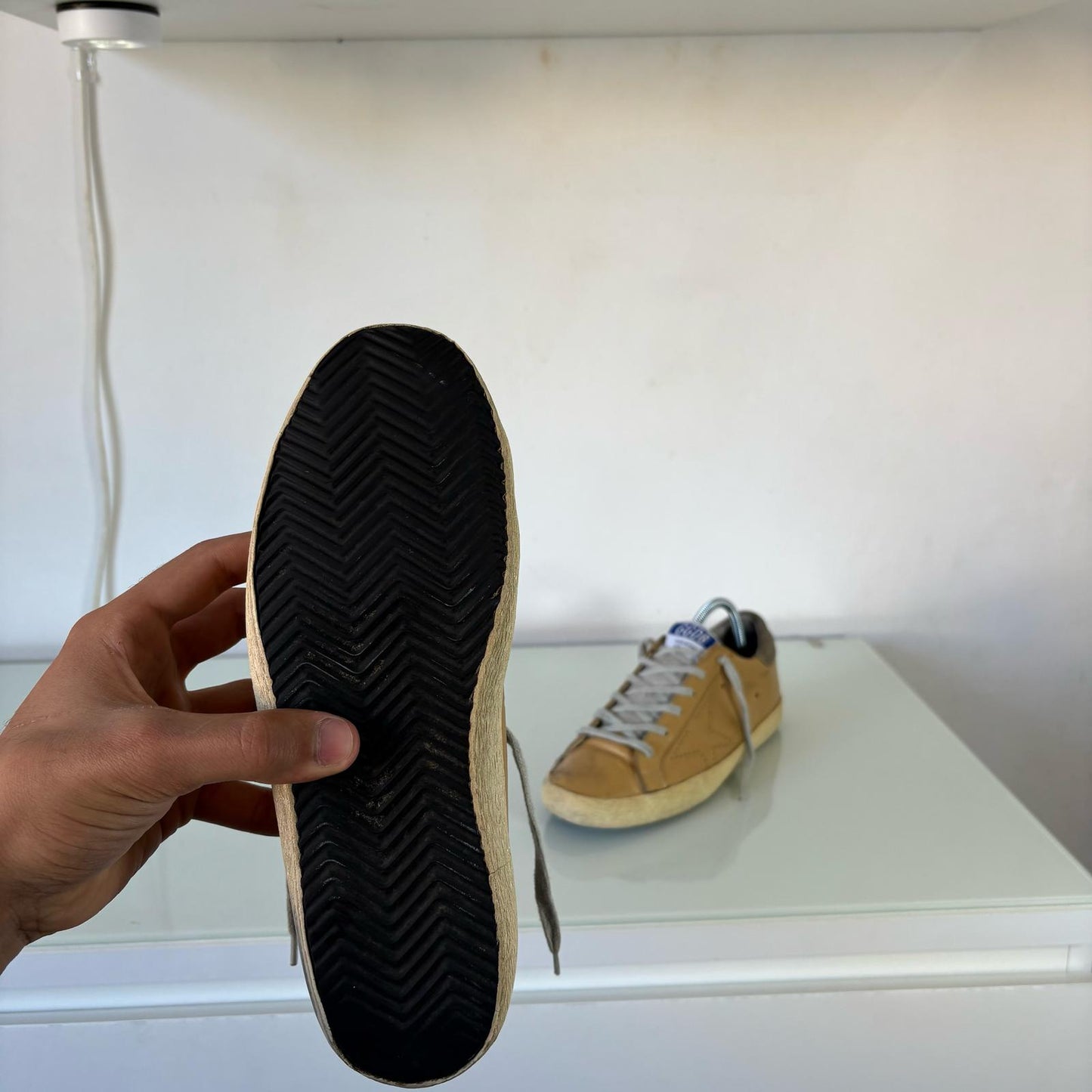 Golden goose Superstar Senape 39