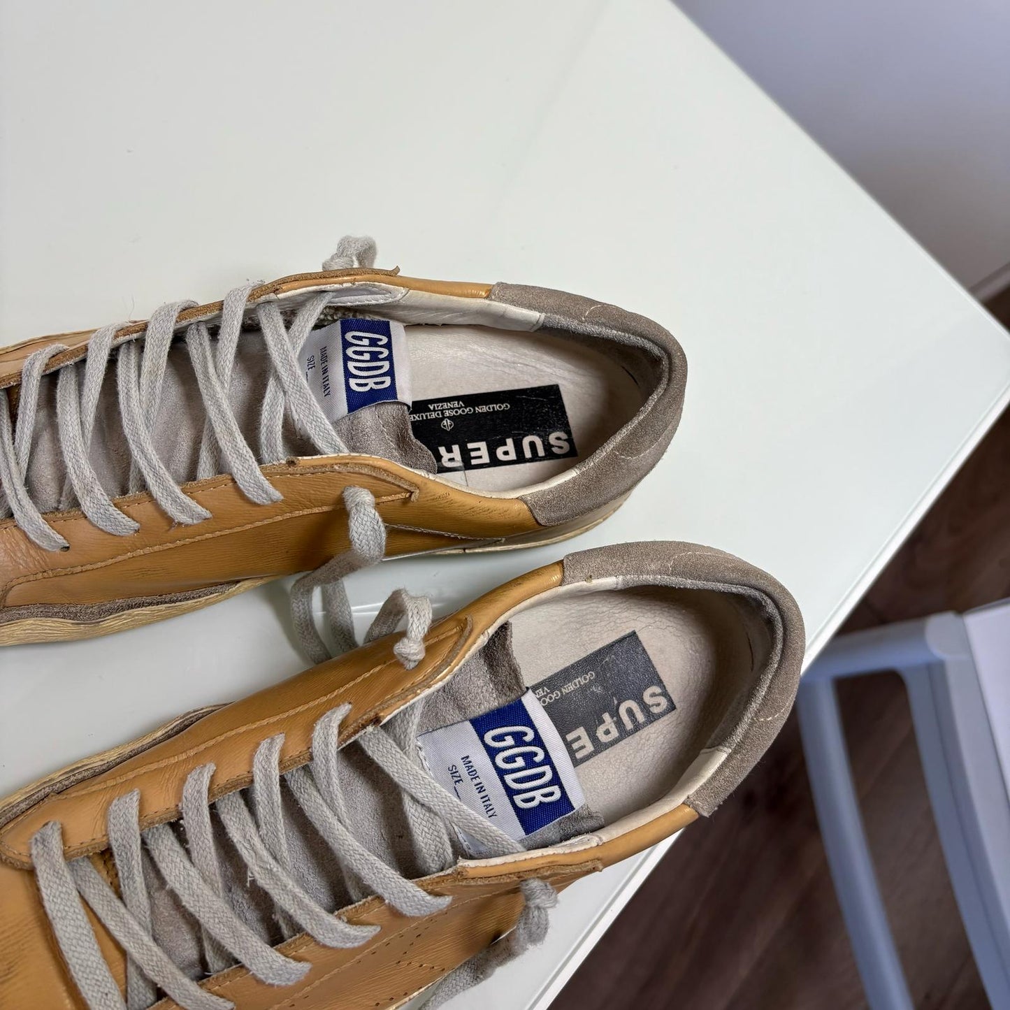 Golden goose Superstar Senape 39