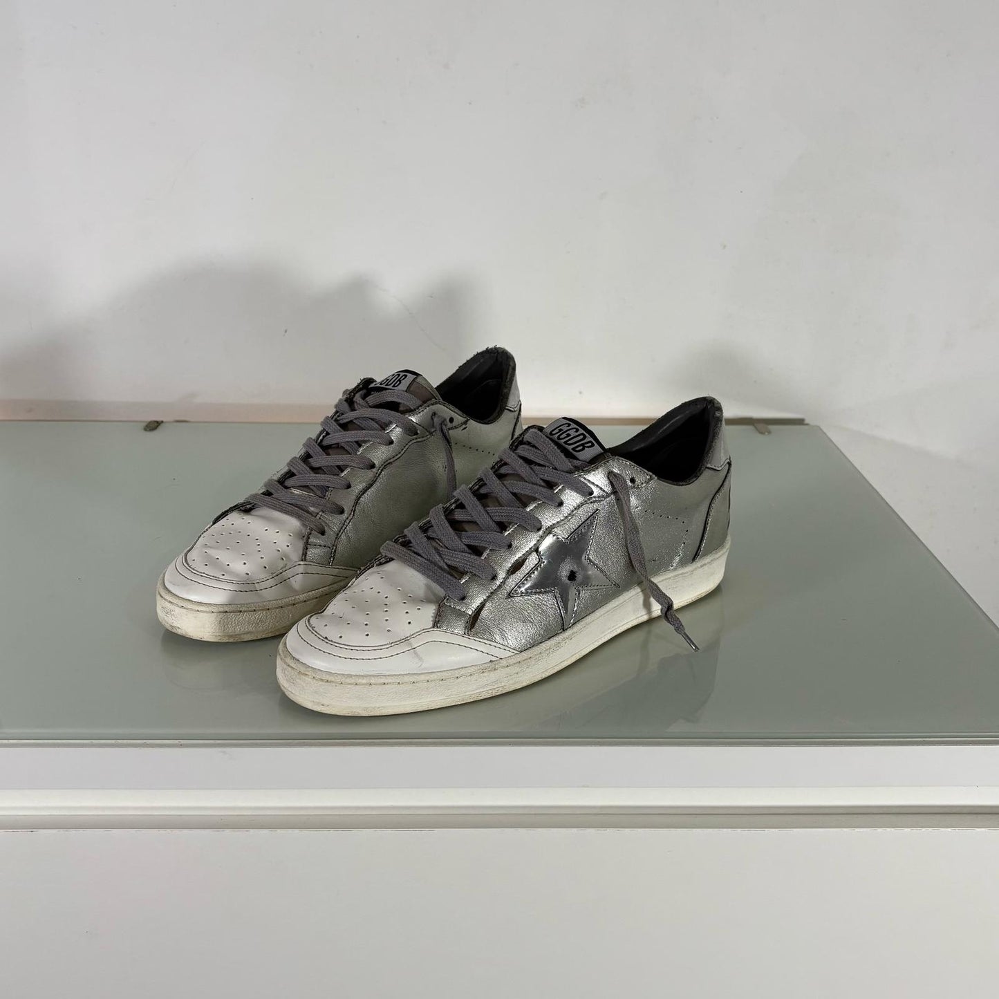 Golden goose Ballstar Argento/Bianco 41