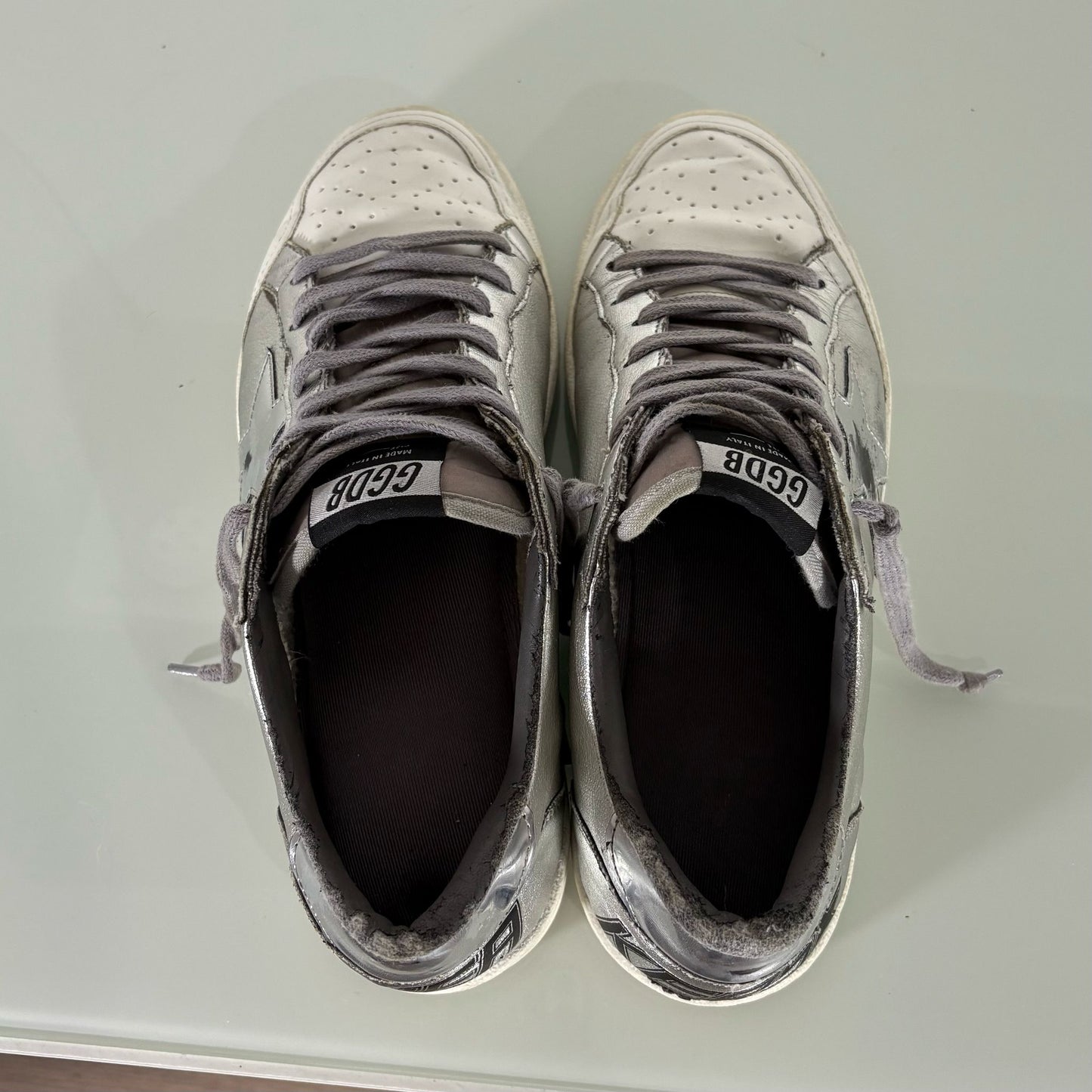 Golden goose Ballstar Argento/Bianco 41