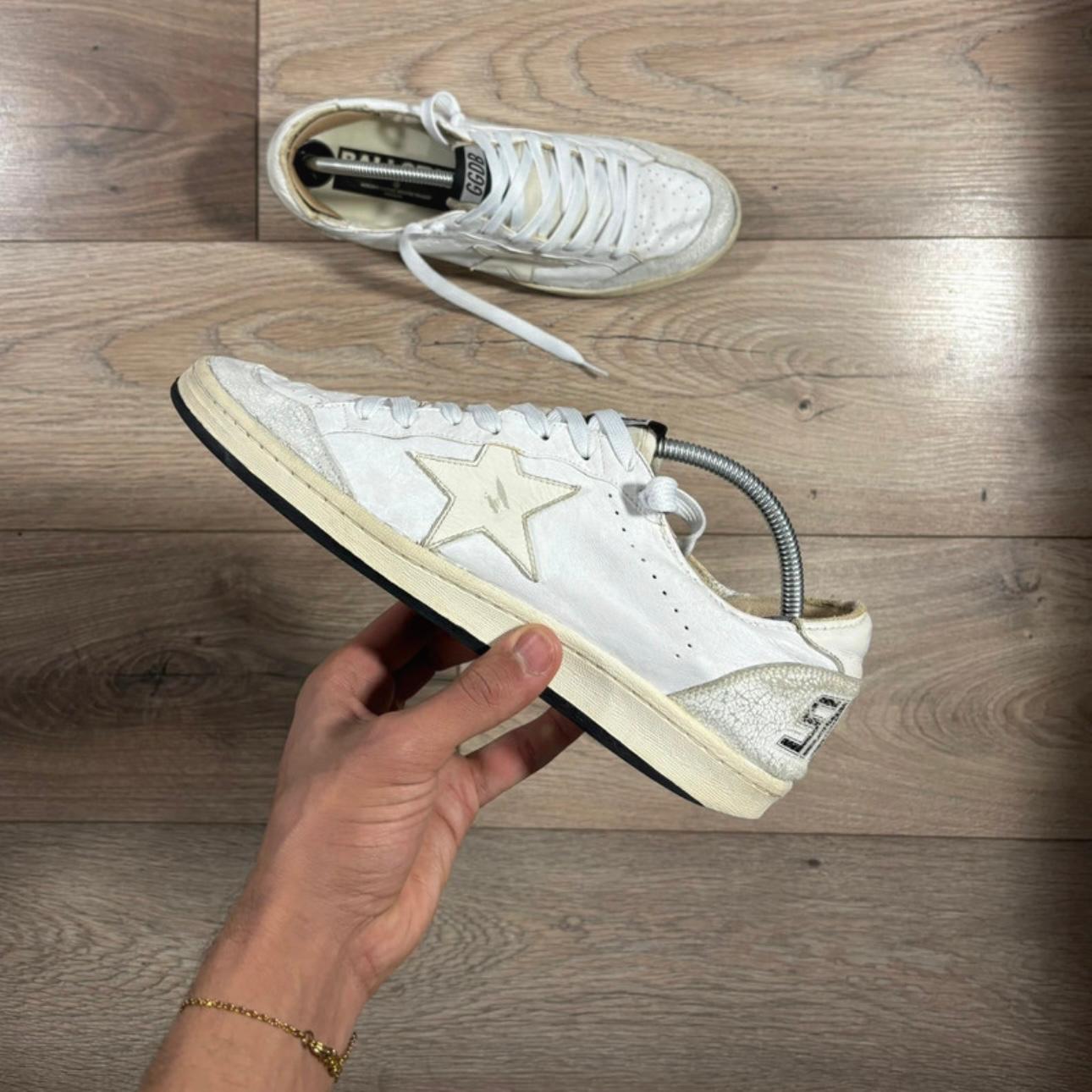Golden goose Ballstar bianco sporco 42