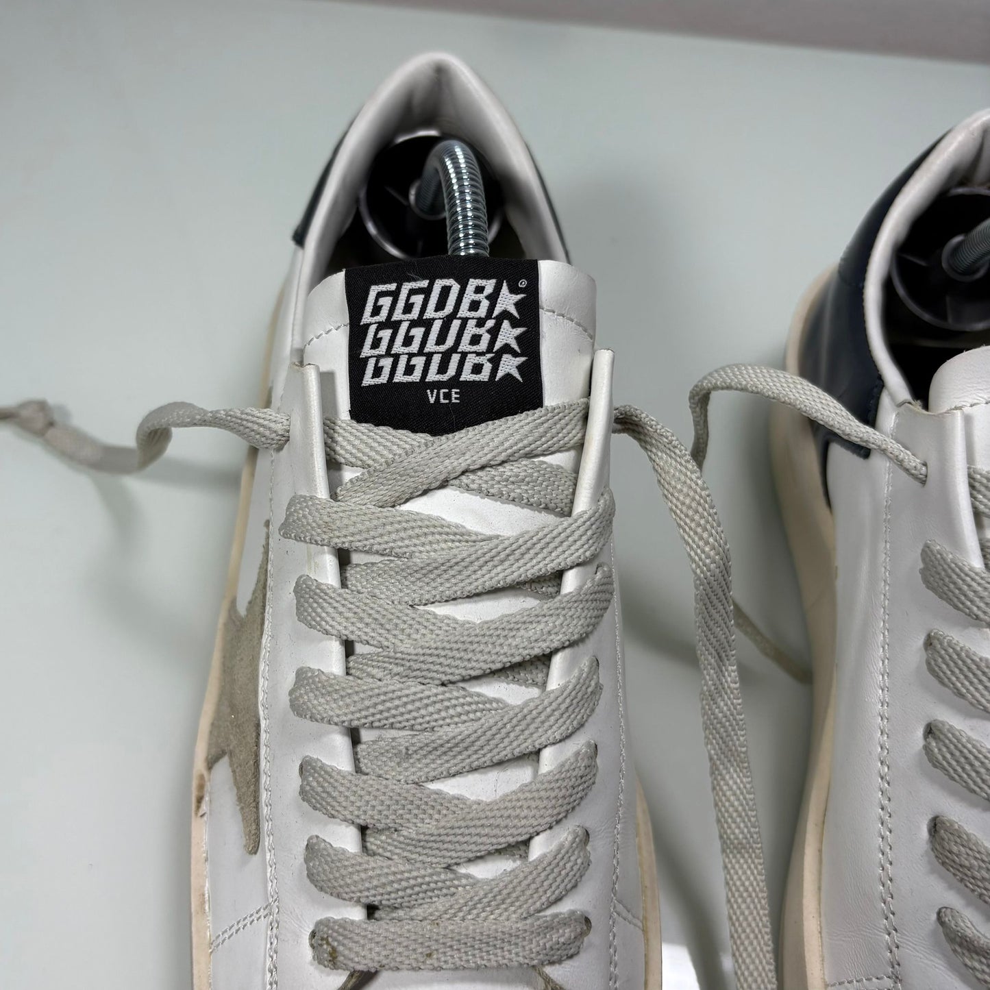 Golden goose Stardan blu e bianche 38