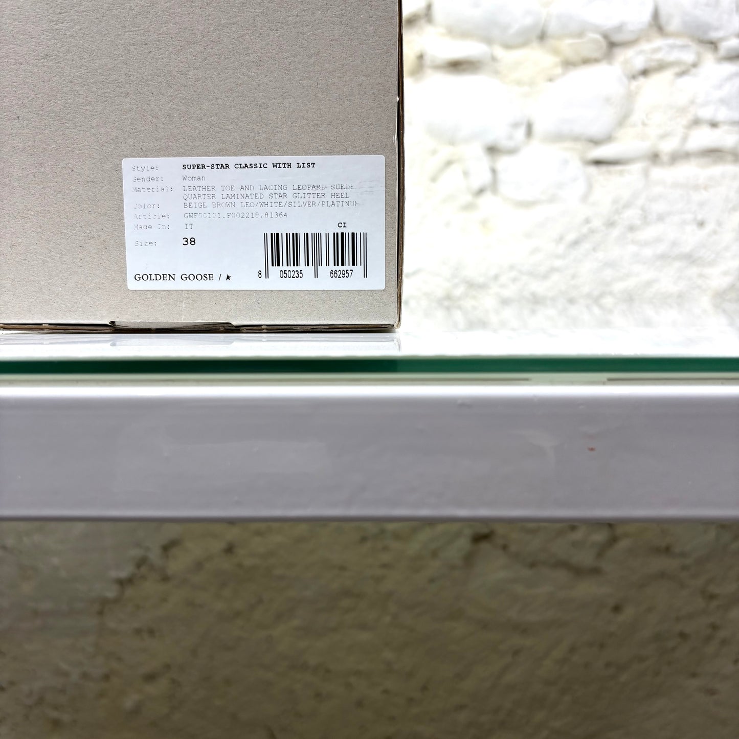 Golden Goose Superstar marroni maculate 38