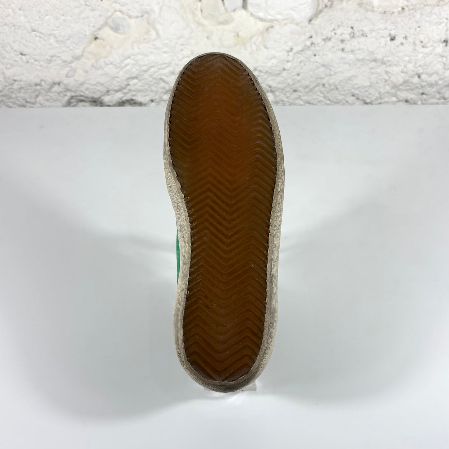 Golden goose Superstar verdi con stella e talloncini bianchi 38