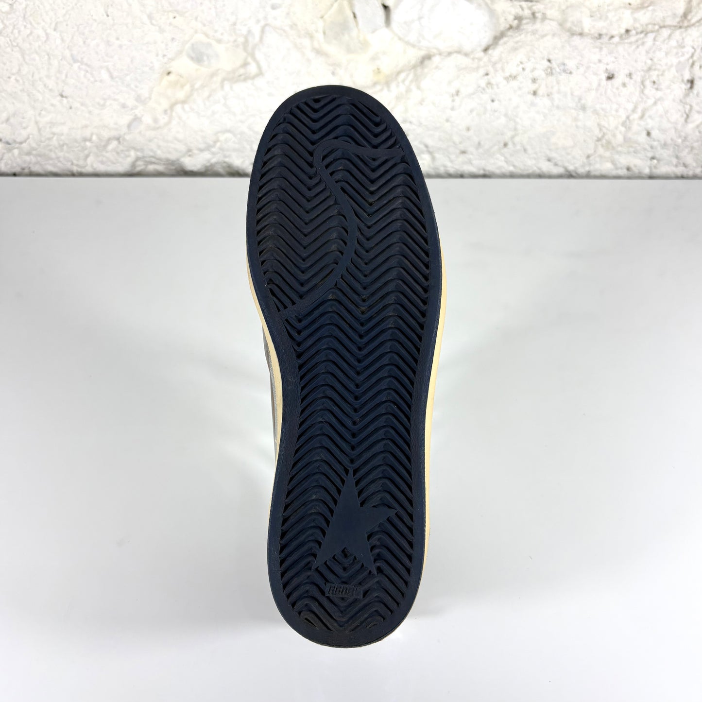 Golden goose Ballstar argento, blu e oro 41