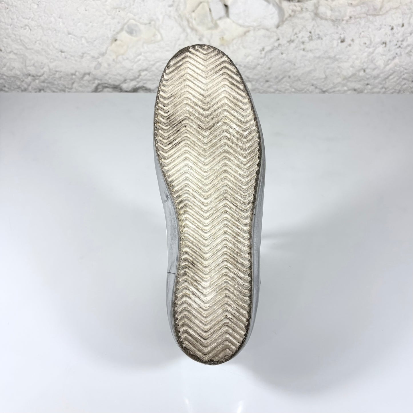 Golden goose Superstar bianche con stella, talloncini e fascia-suole argento 42