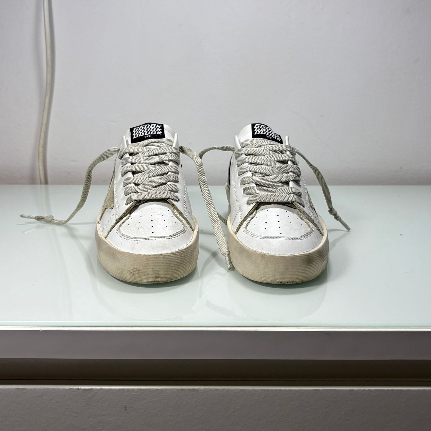 Golden goose Stardan blu e bianche 38