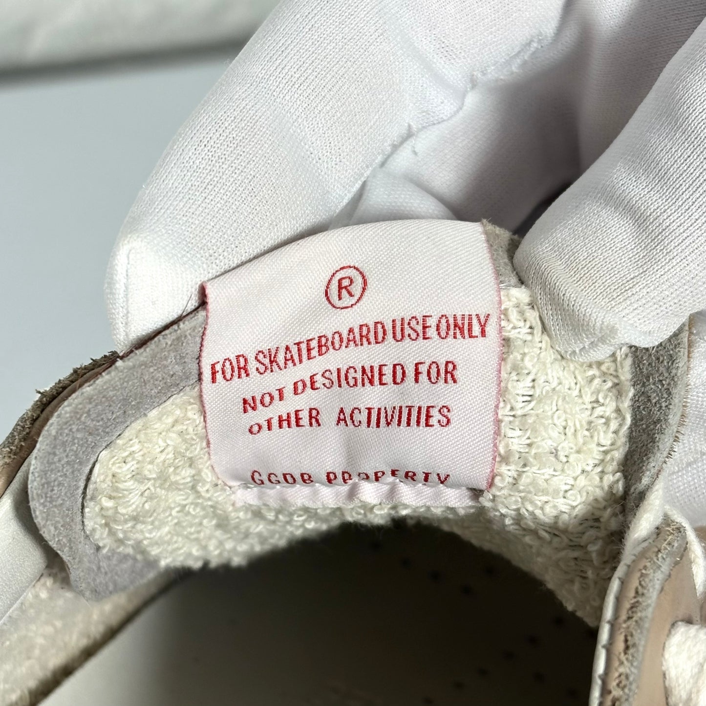 Golden goose Superstar beige in pelle con punta maculata in “cavallino” 37