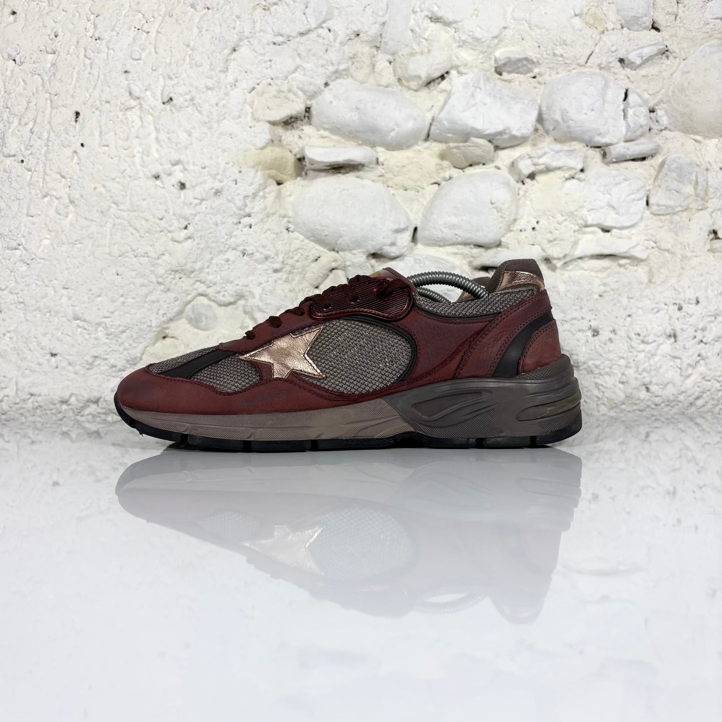 Golden goose Dad star marroni stella oro 43