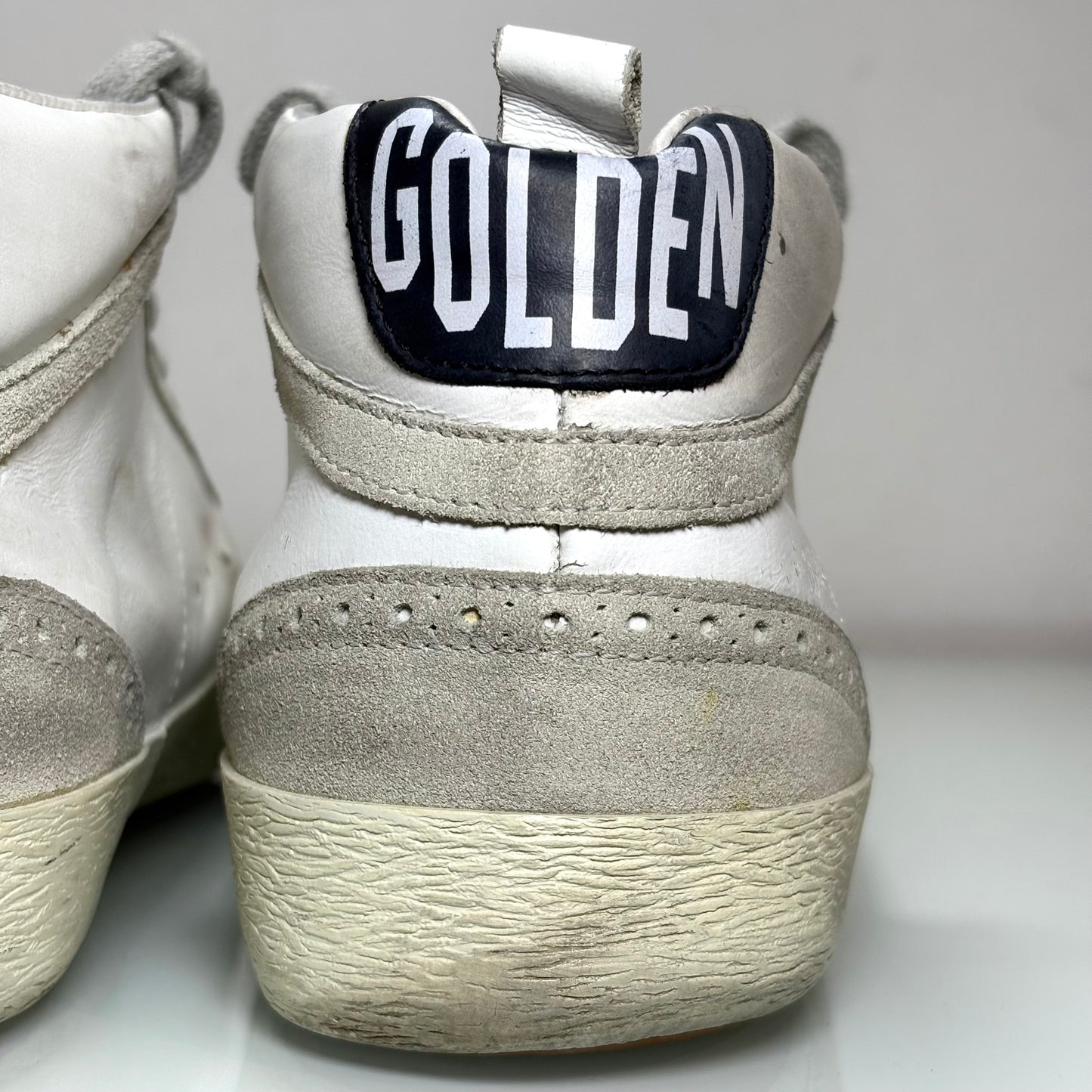 Golden goose Midstar grigie e bianche 44