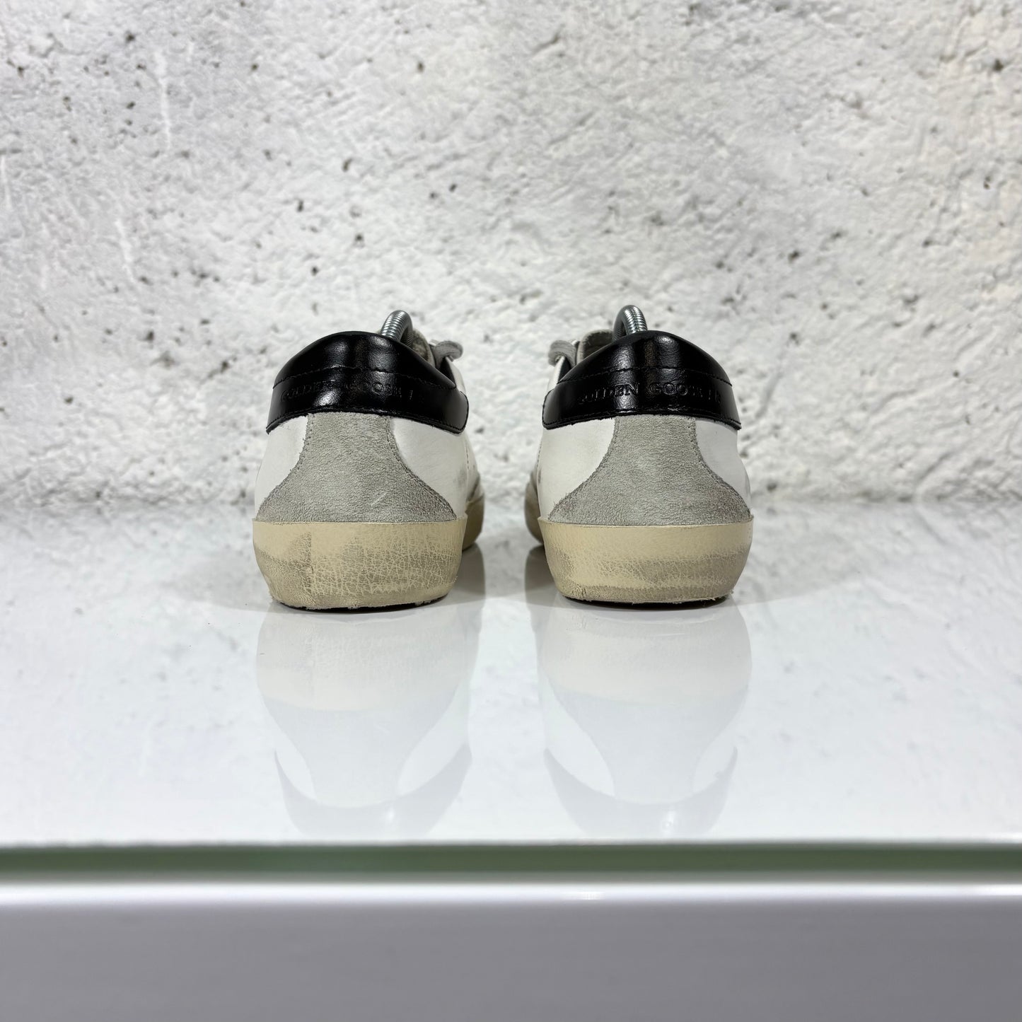 Golden goose Superstar bianche e tallone nero 39