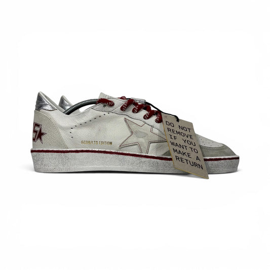 Golden goose Ballstar LTD bianco e argento 40