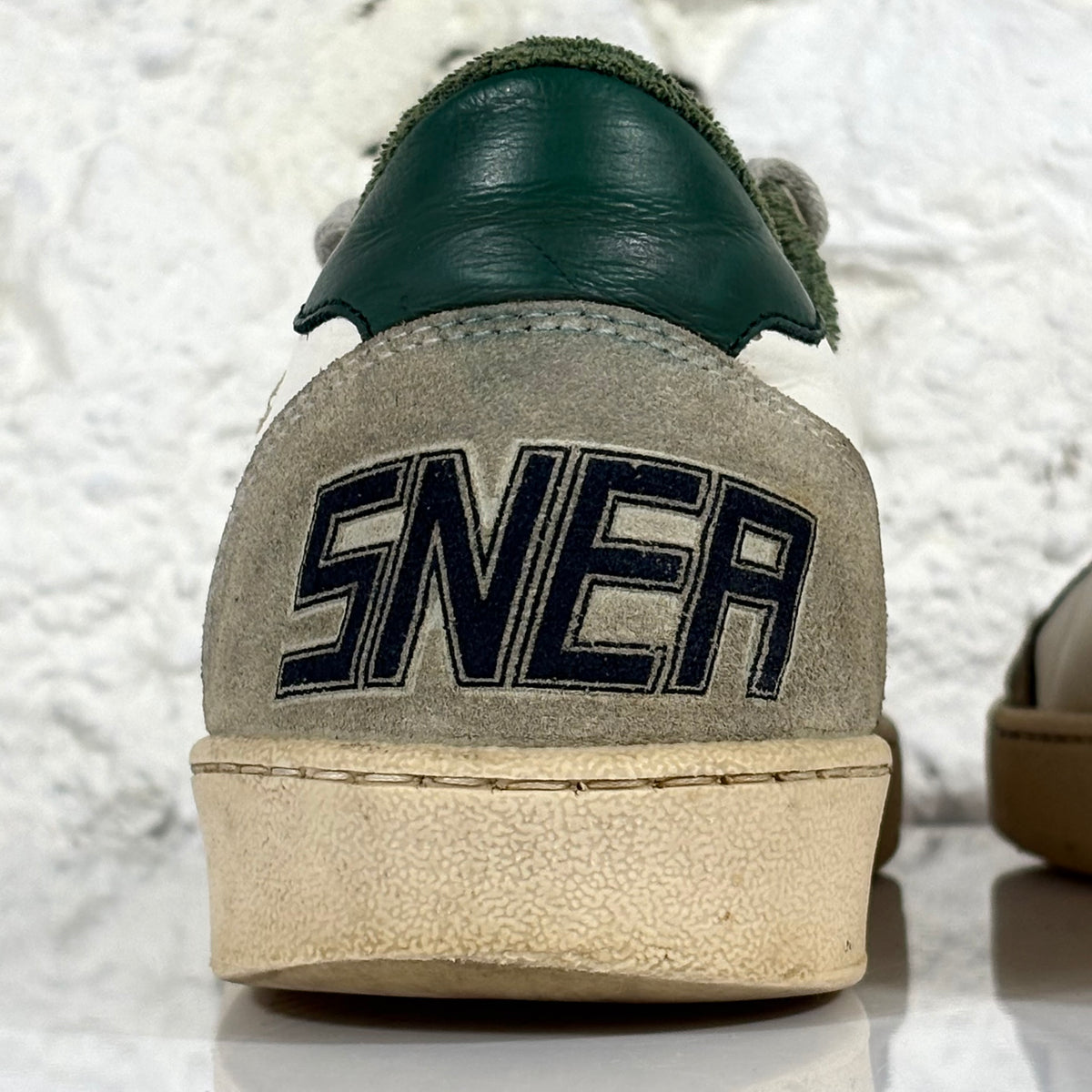 Golden goose Ballstar bianche con talloncini verdi 40