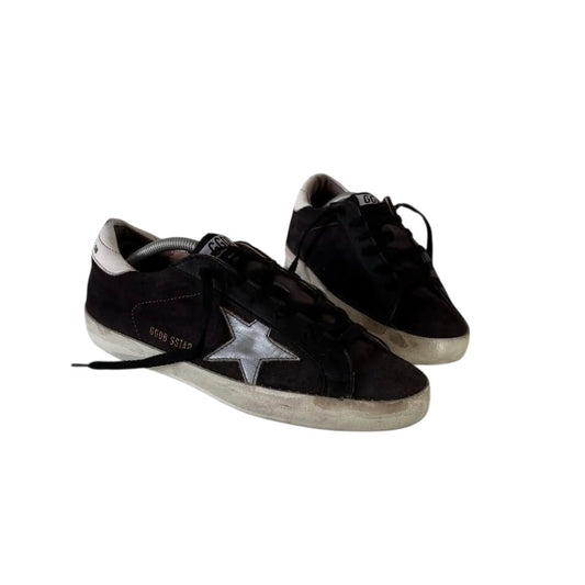 Golden goose Superstar Nere e dettaglia argento e bianchi 38