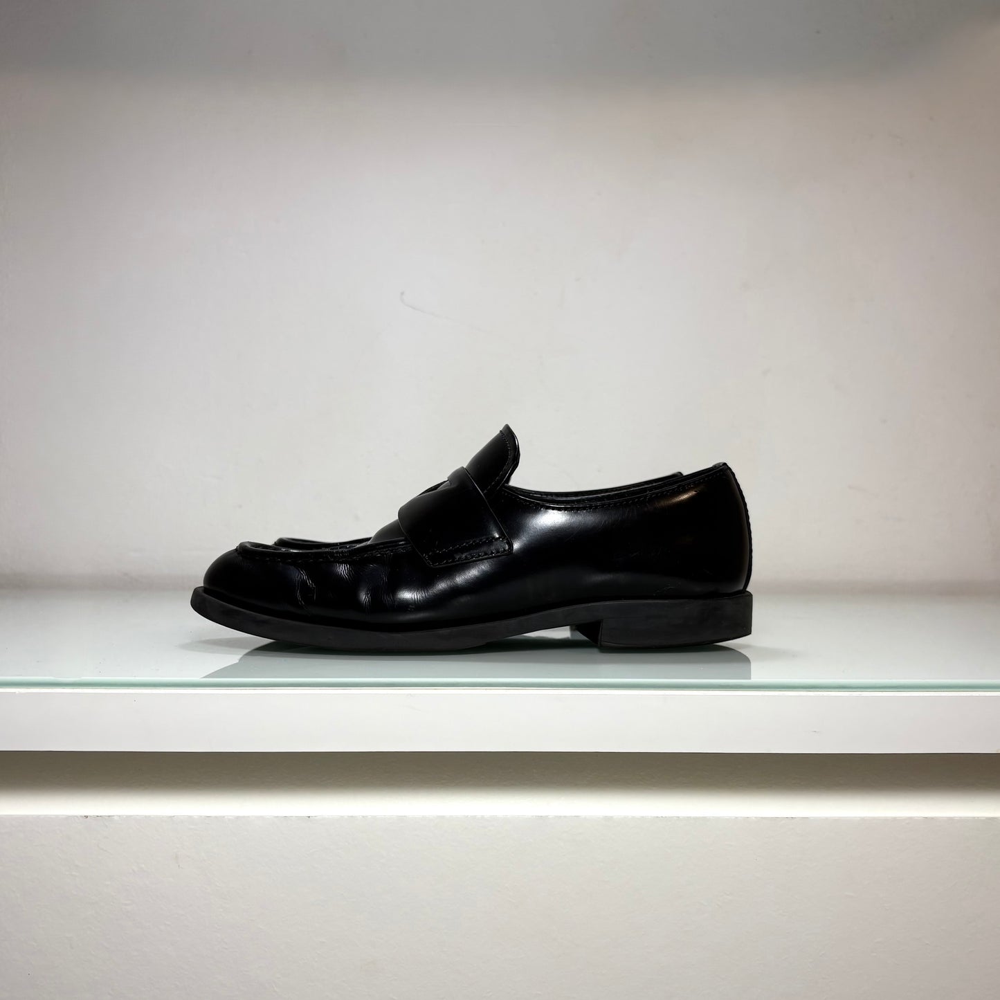 Mocassini Prada chocolate nero 36