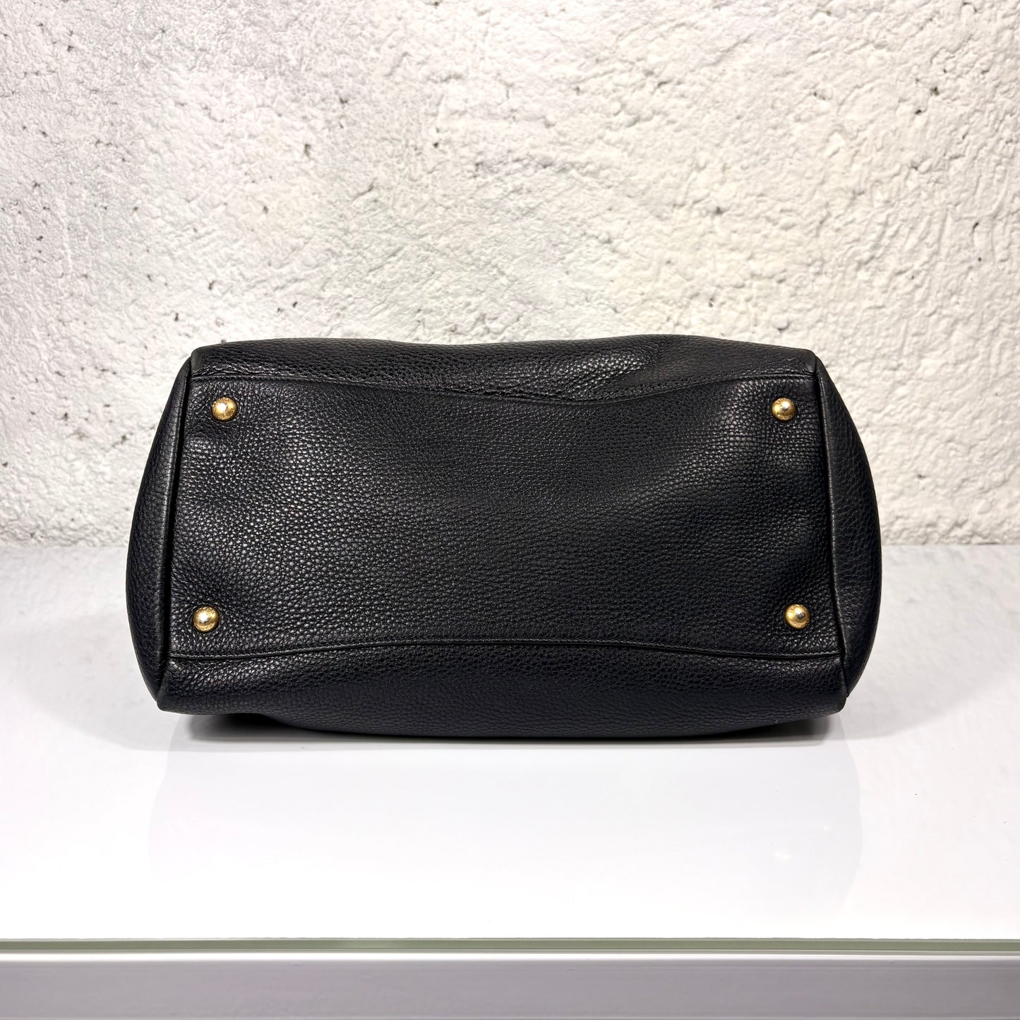 Prada vitello Phenix nera in pelle