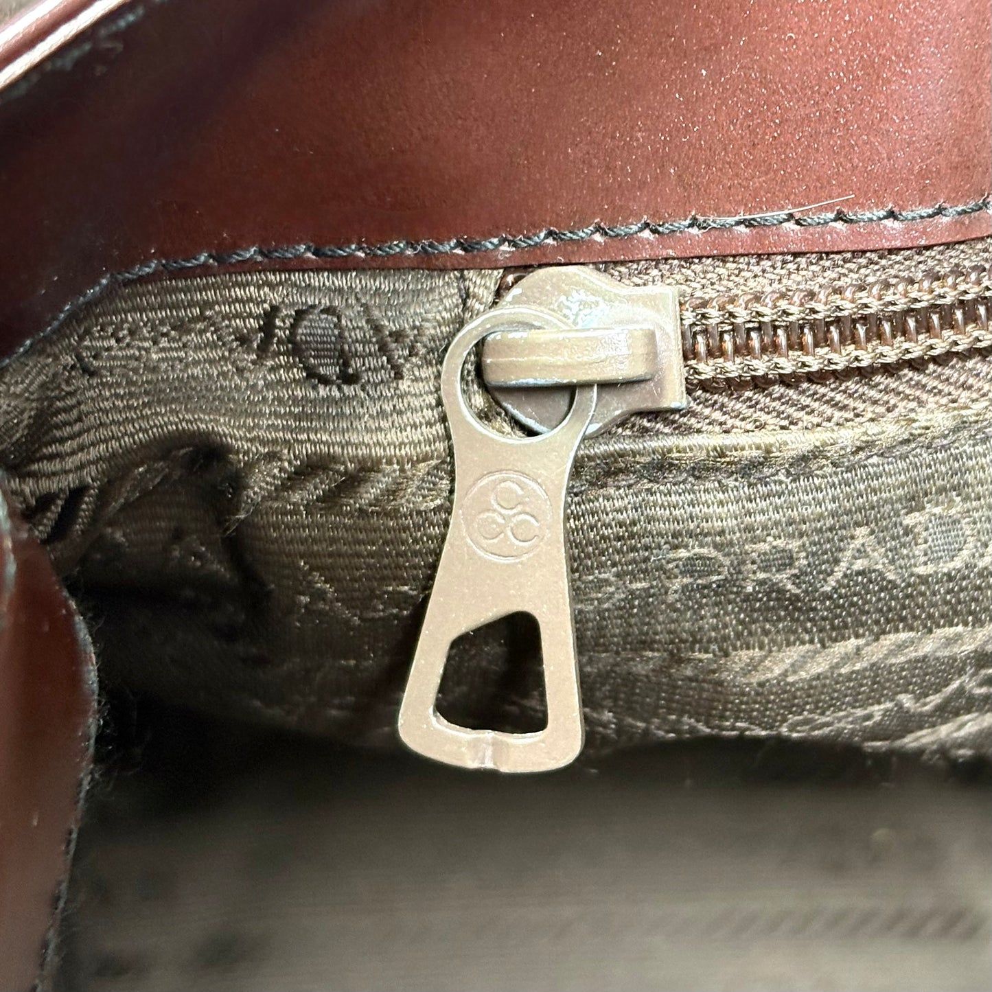 Prada Borsa in pelle vintage marrone