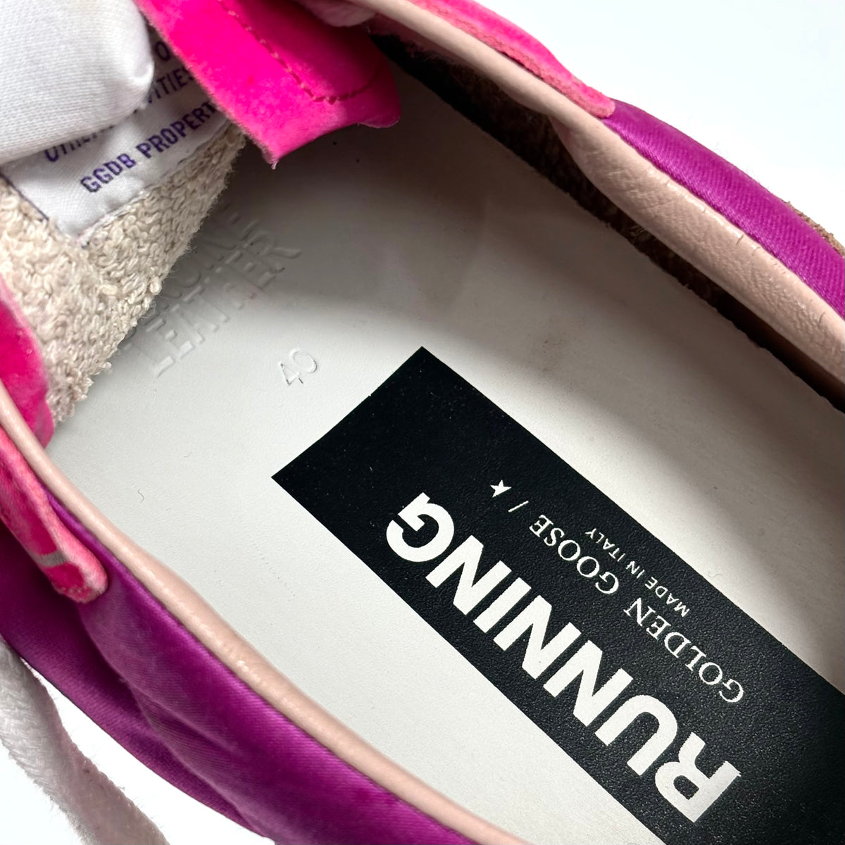 Golden goose Running Sole rosa e fucsia 40