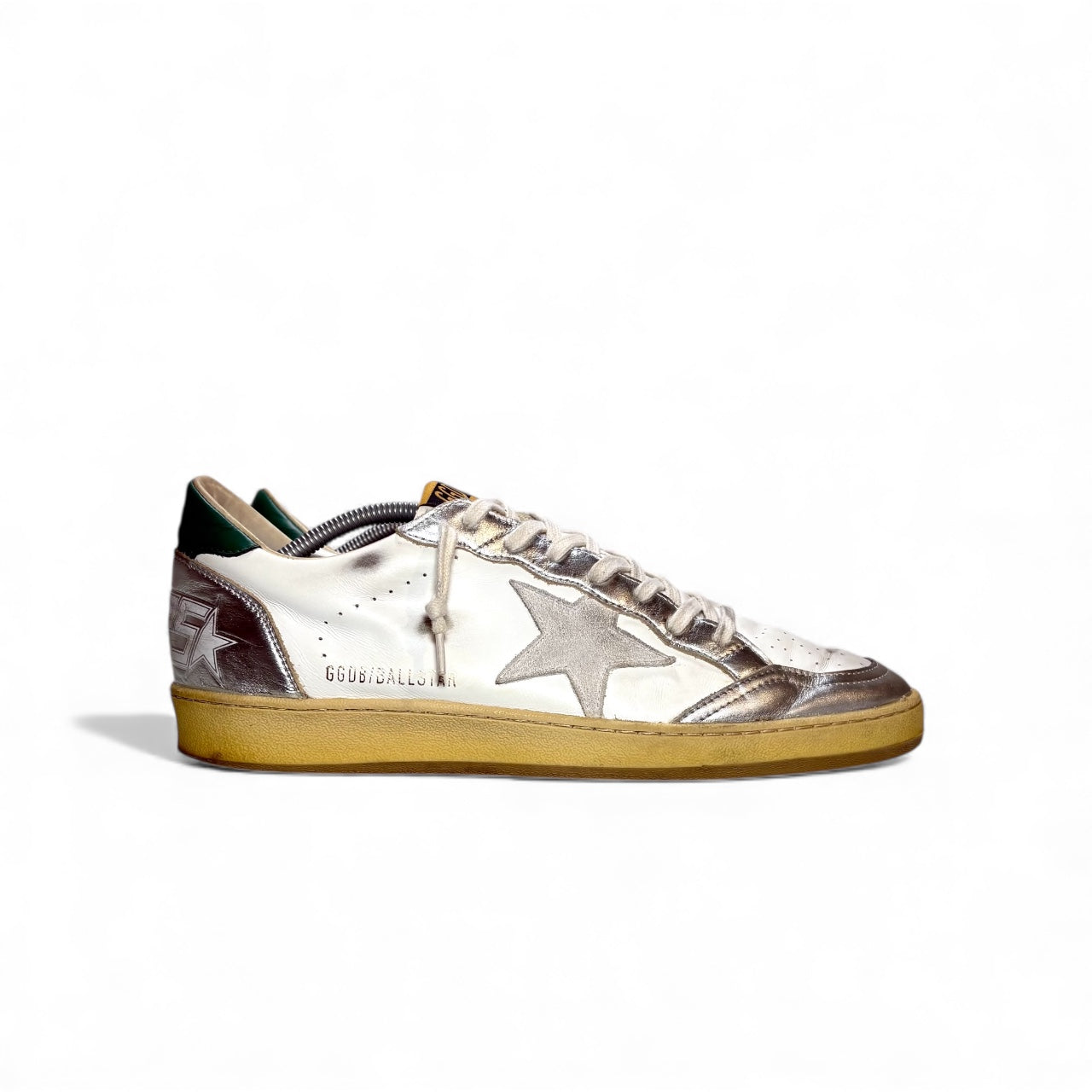 Golden goose Ballstar bianche e argento 44
