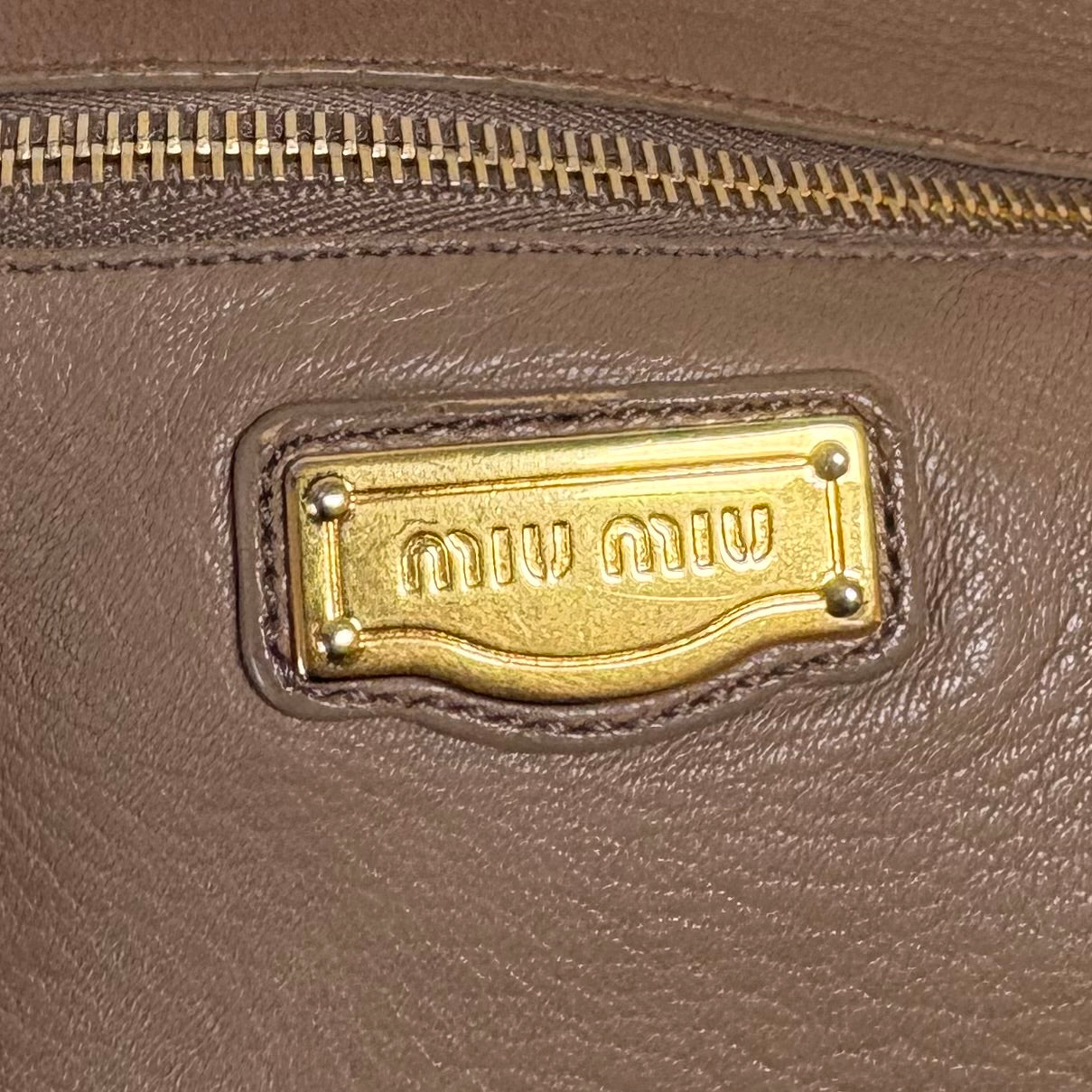 Borsa Miu Miu in vitello