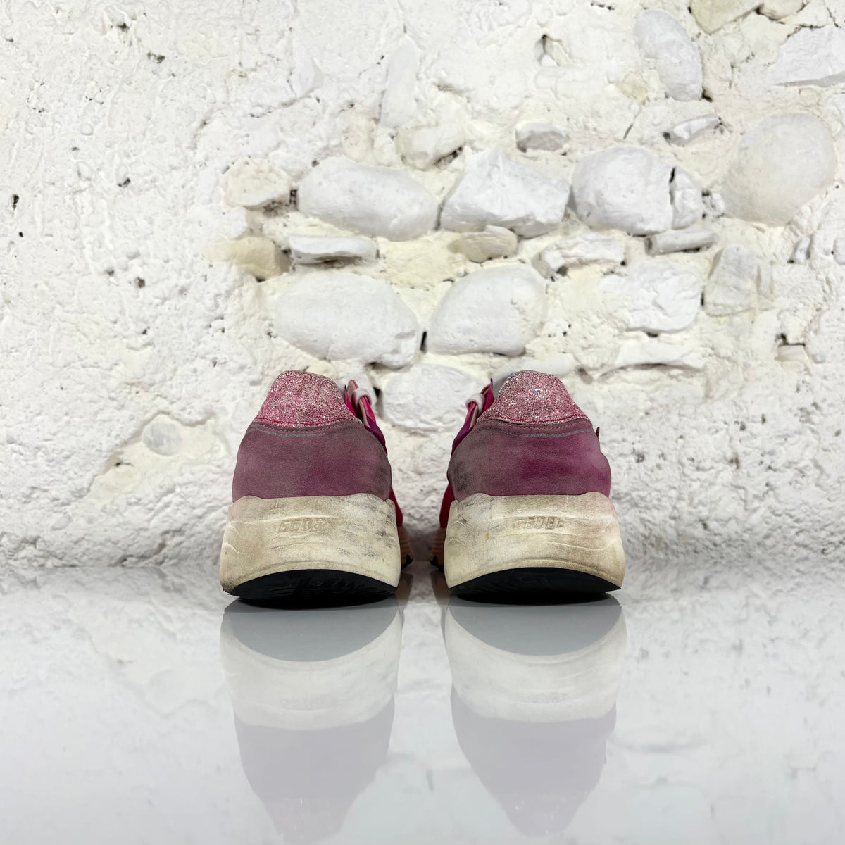 Golden goose Running Sole rosa e fucsia 40