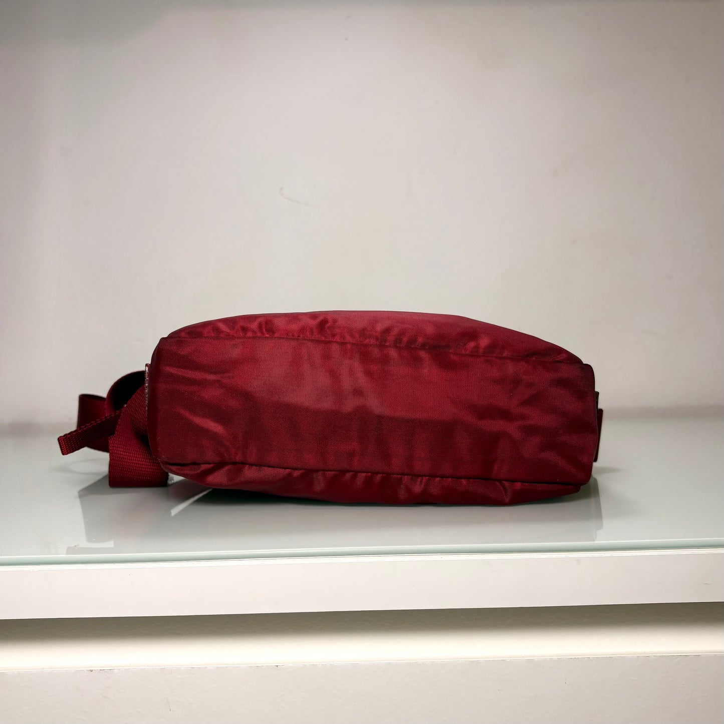 Prada Re-Nylon Crossbody sintetico rosso